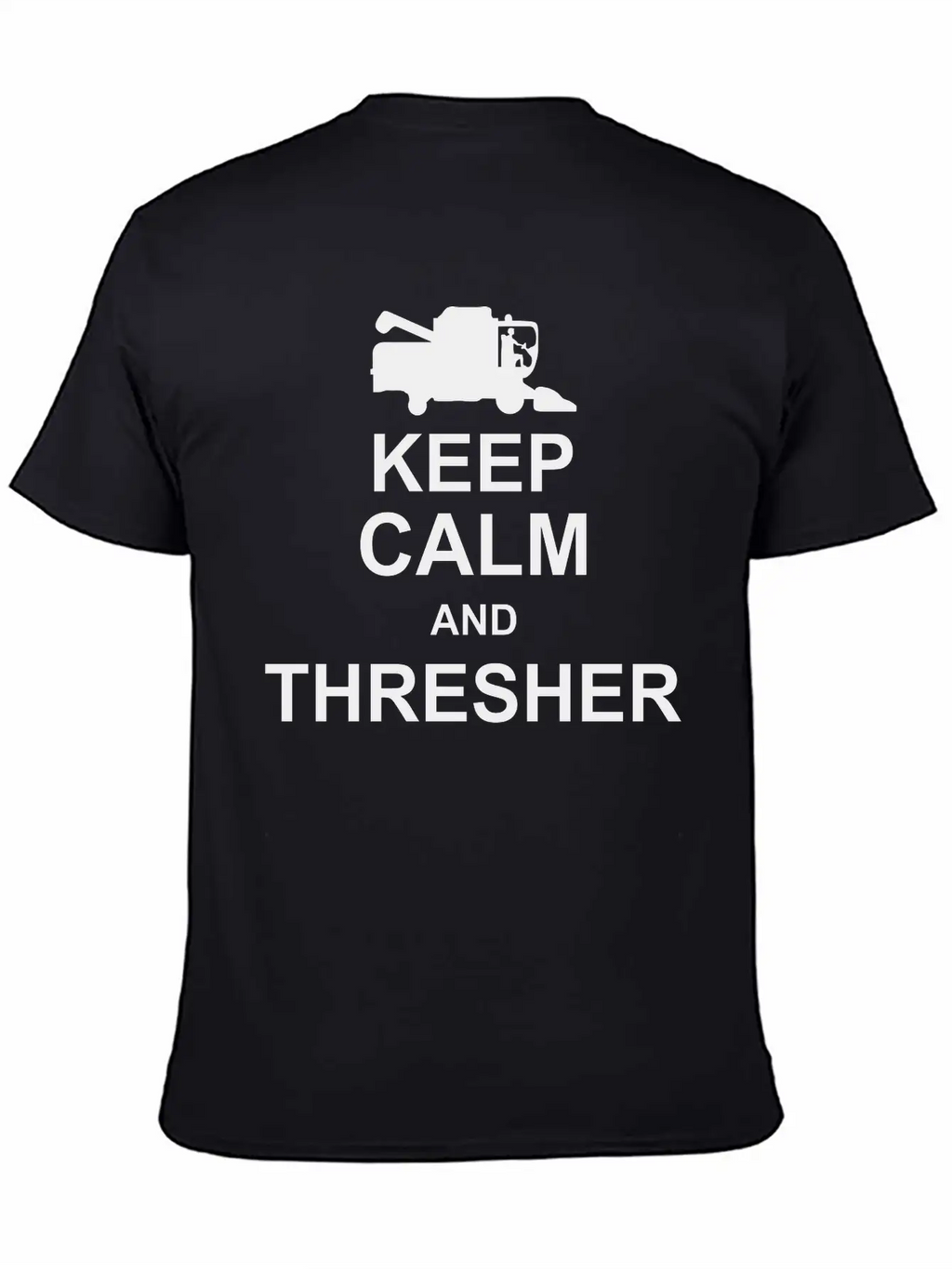 Keep Calm And Thresher Kg10 Essential Cotton Tee For Daily Outfits – Unisex Style