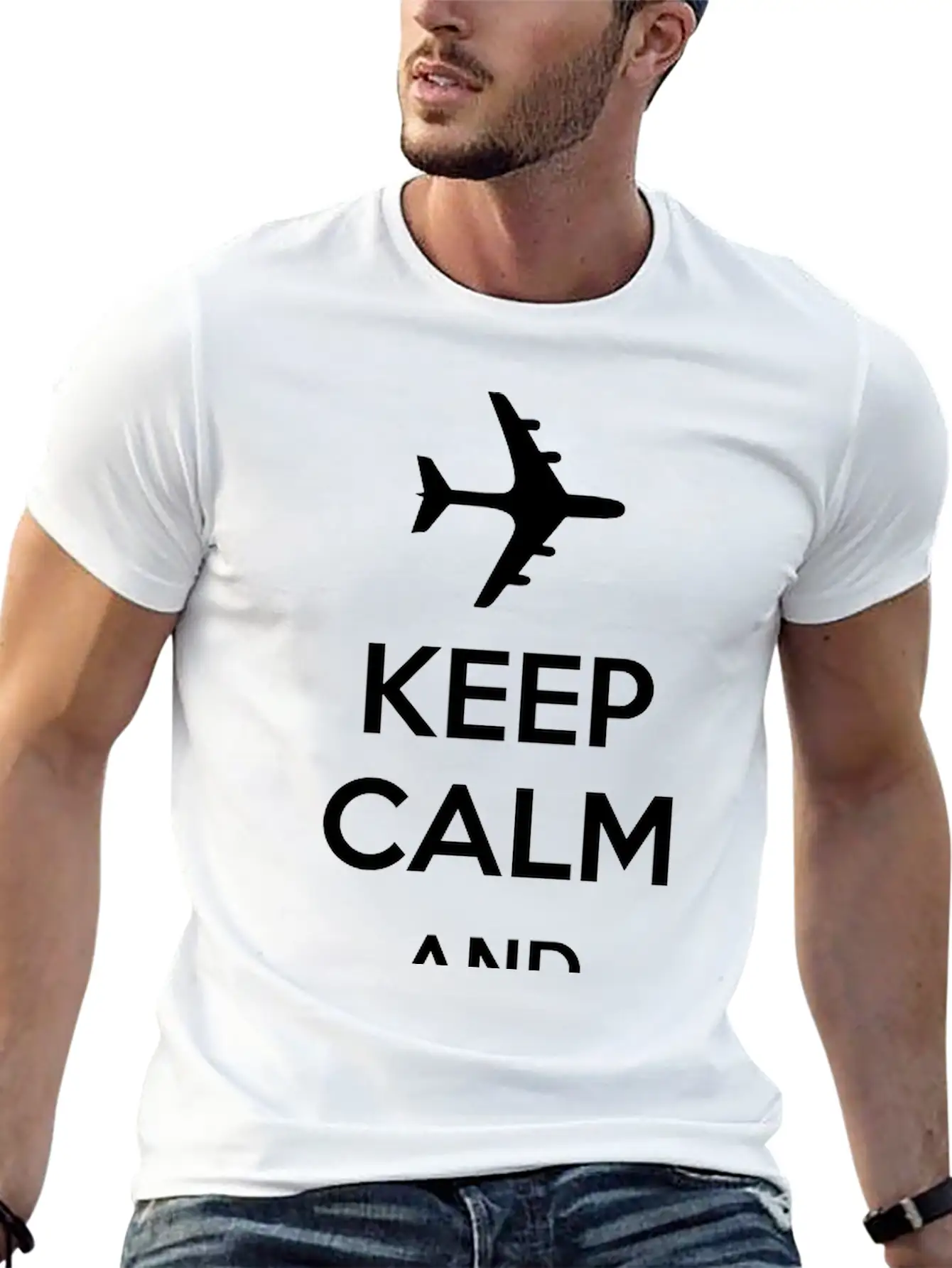 Keep Calm And Travel On (Travelling) Essential Cotton Tee For Daily Outfits – Unisex Style