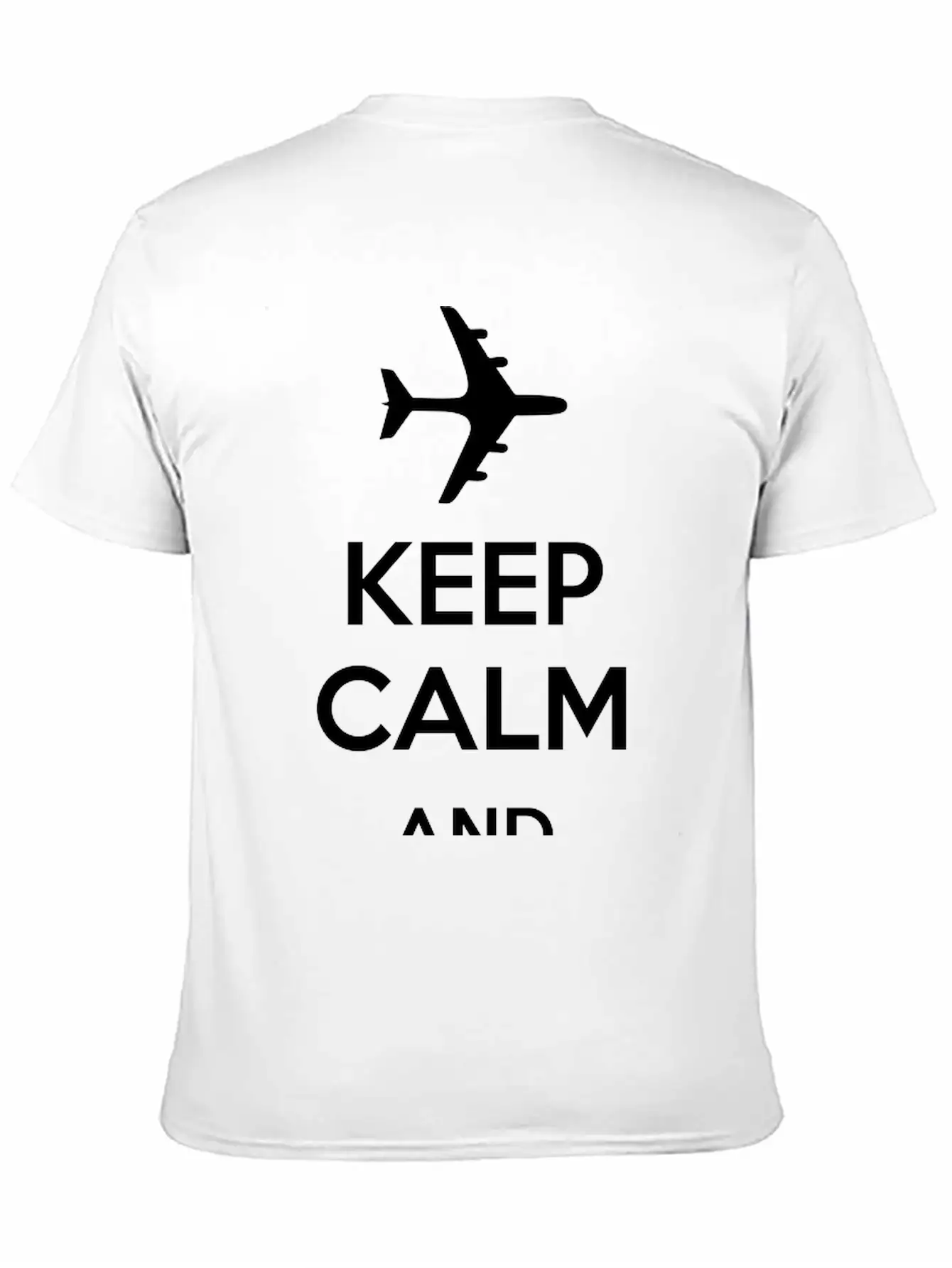 Keep Calm And Travel On (Travelling) Essential Cotton Tee For Daily Outfits – Unisex Style