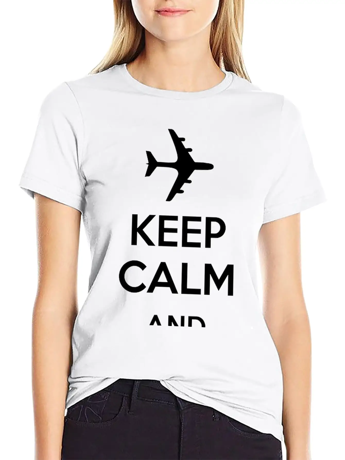 Keep Calm And Travel On (Travelling) Essential Cotton Tee For Daily Outfits – Unisex Style