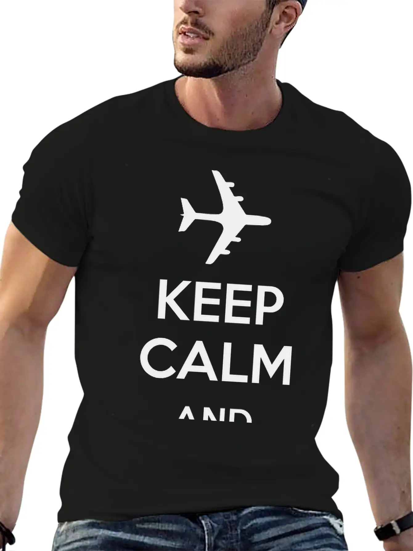 Keep Calm And Travel On (Travelling) Essential Cotton Tee For Daily Outfits – Unisex Style