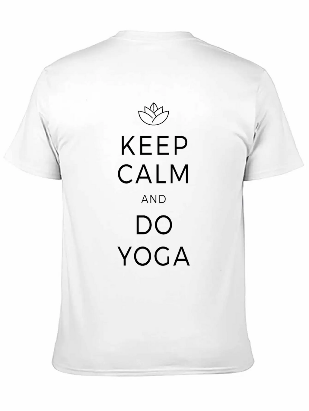 Keep Calm & Do Yoga Om Meditation Zen Mindfulness Unisex Casual T-Shirt – Clean Design For Daily Comfort