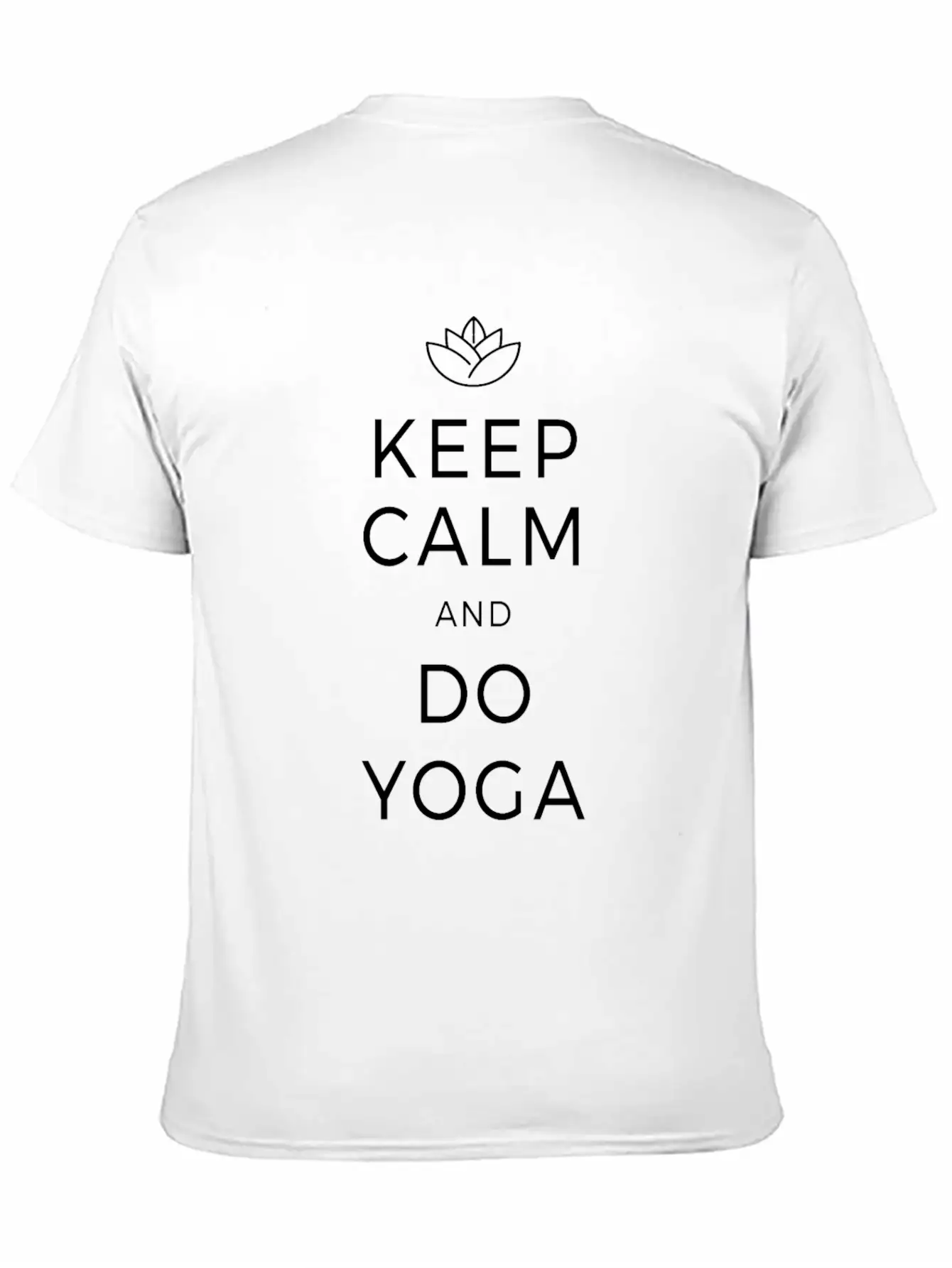 Keep Calm & Do Yoga Om Meditation Zen Mindfulness Unisex Casual T-Shirt – Clean Design For Daily Comfort