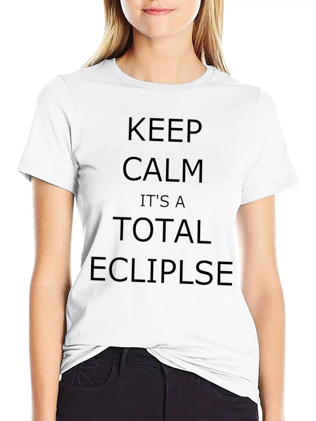 Keep Calm. It's An Eclipse Essential Unisex Summer Tee – Soft Cotton Casual Fit