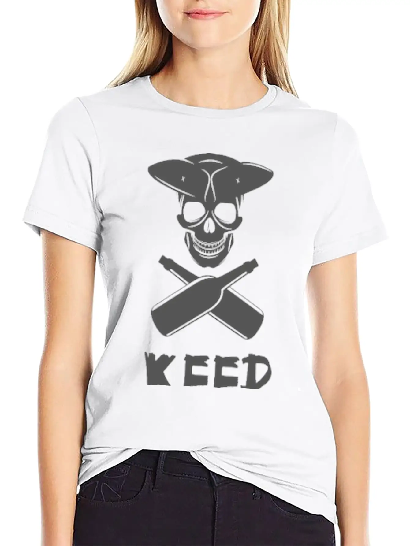 Keep Calm Pirate Classic Cotton Tee – Unisex Comfort For Any Season