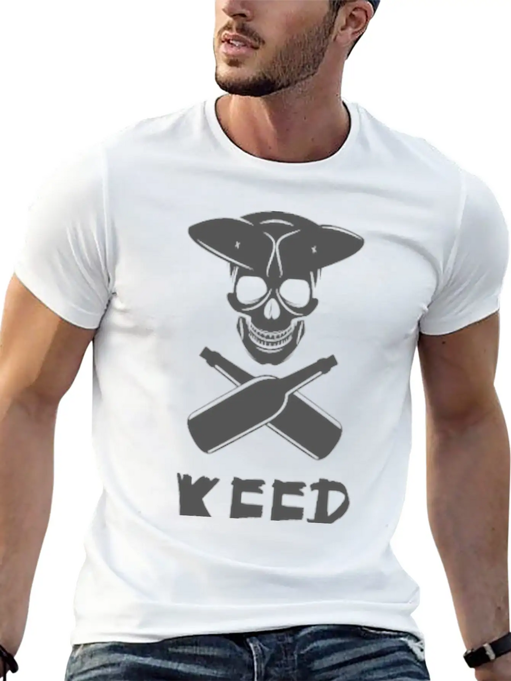 Keep Calm Pirate Classic Cotton Tee – Unisex Comfort For Any Season