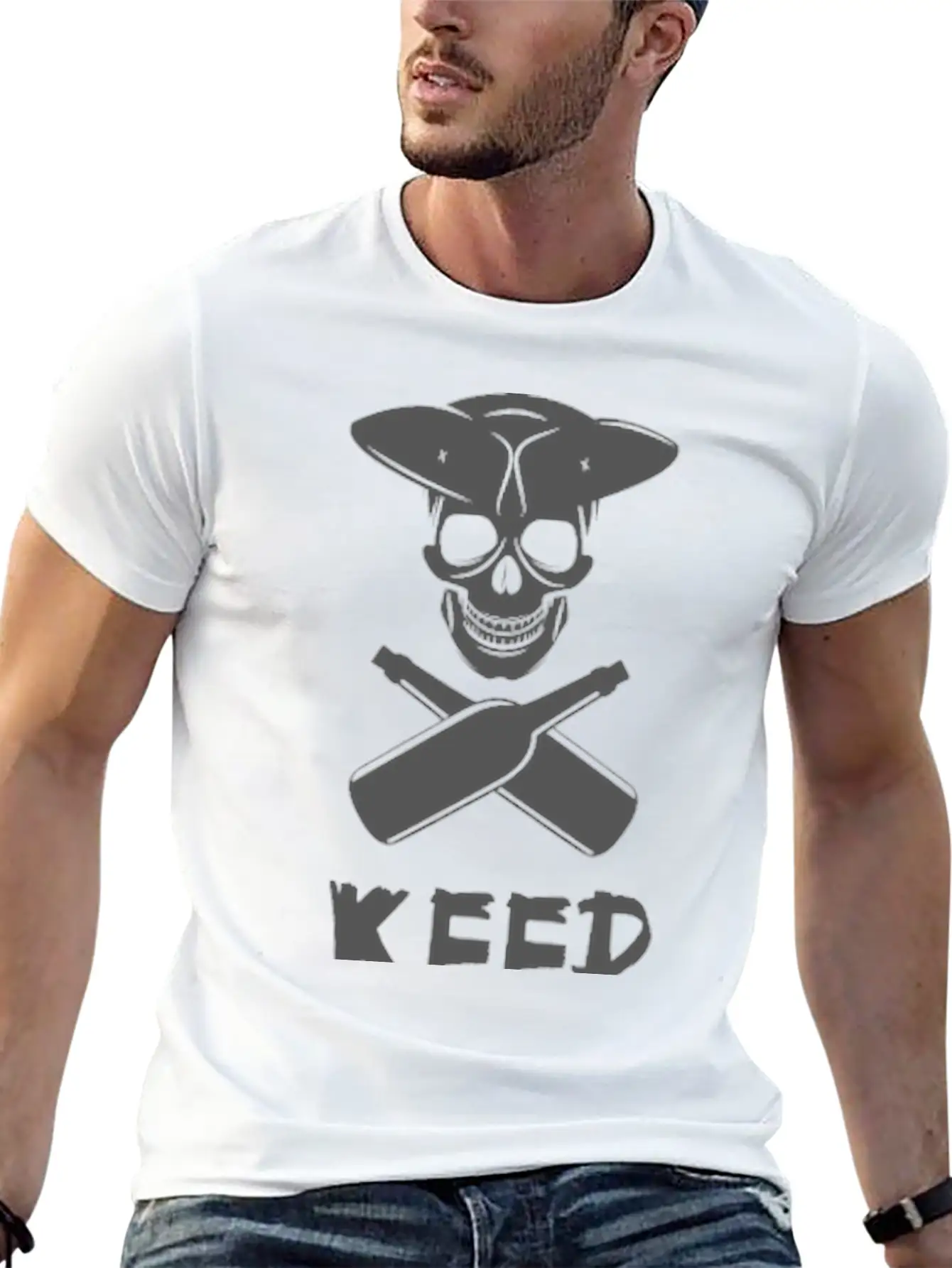 Keep Calm Pirate Classic Cotton Tee – Unisex Comfort For Any Season