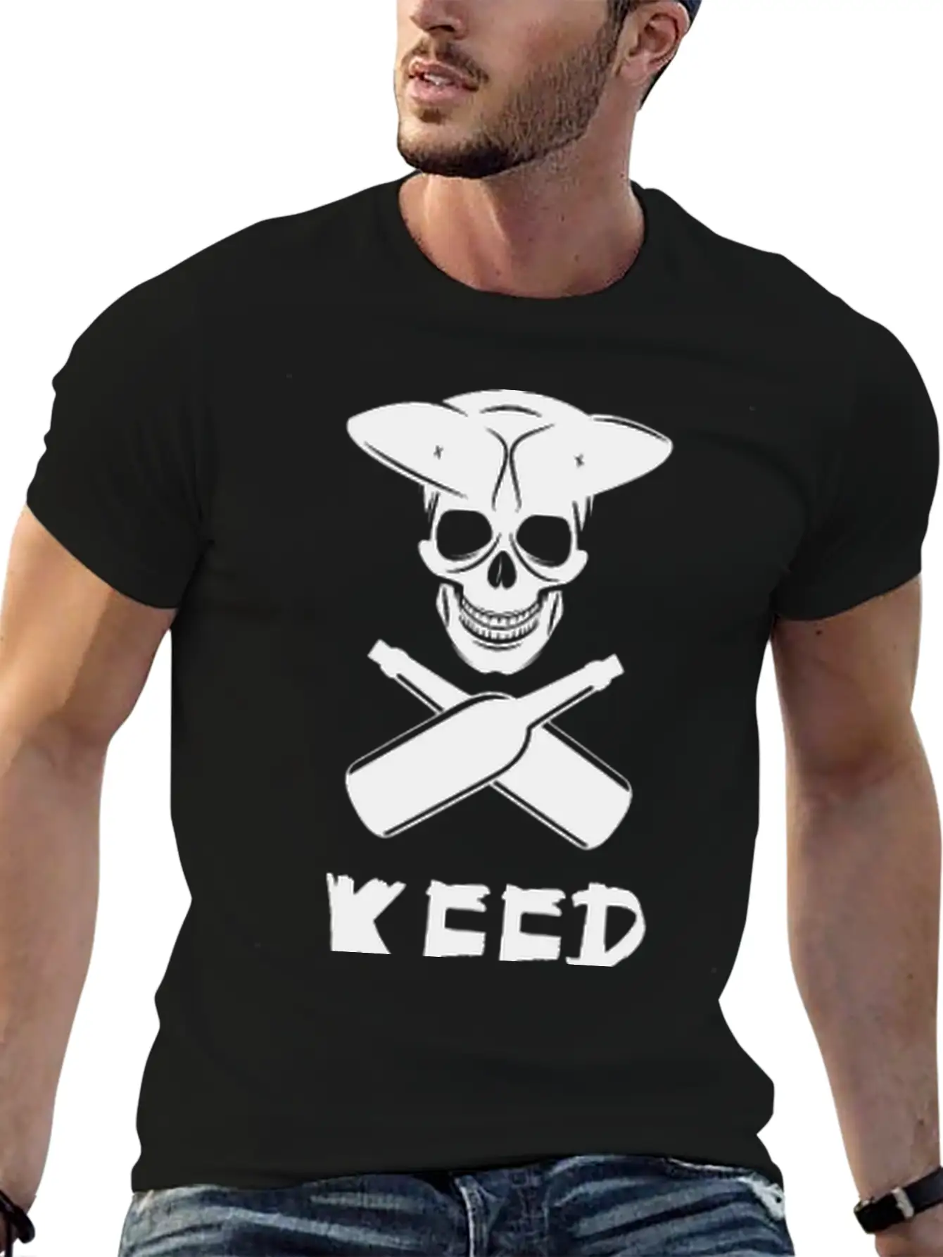 Keep Calm Pirate Classic Cotton Tee – Unisex Comfort For Any Season