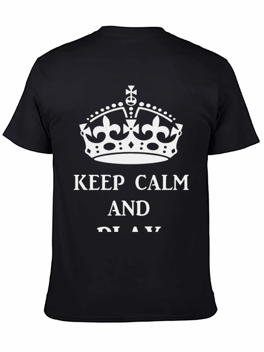 Keep Calm Play Ukulele Bl Timeless Short Sleeve Tee – Comfy And Minimalist Design