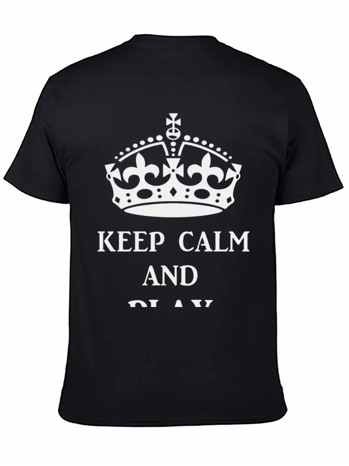 Keep Calm Play Ukulele Bl Timeless Short Sleeve Tee – Comfy And Minimalist Design