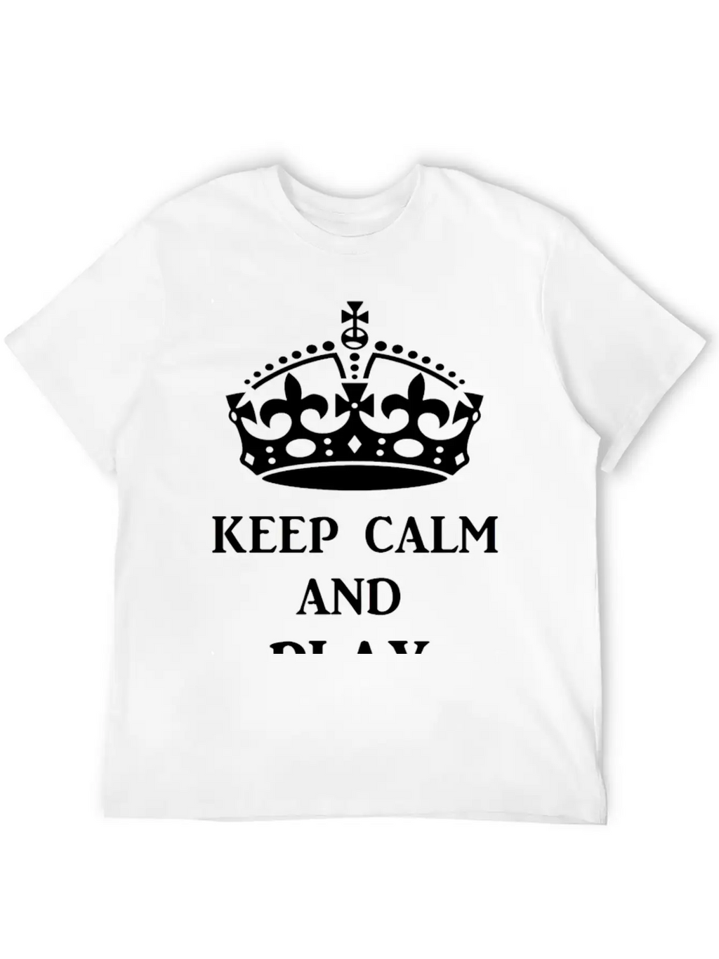 Keep Calm Play Ukulele Bl Timeless Short Sleeve Tee – Comfy And Minimalist Design