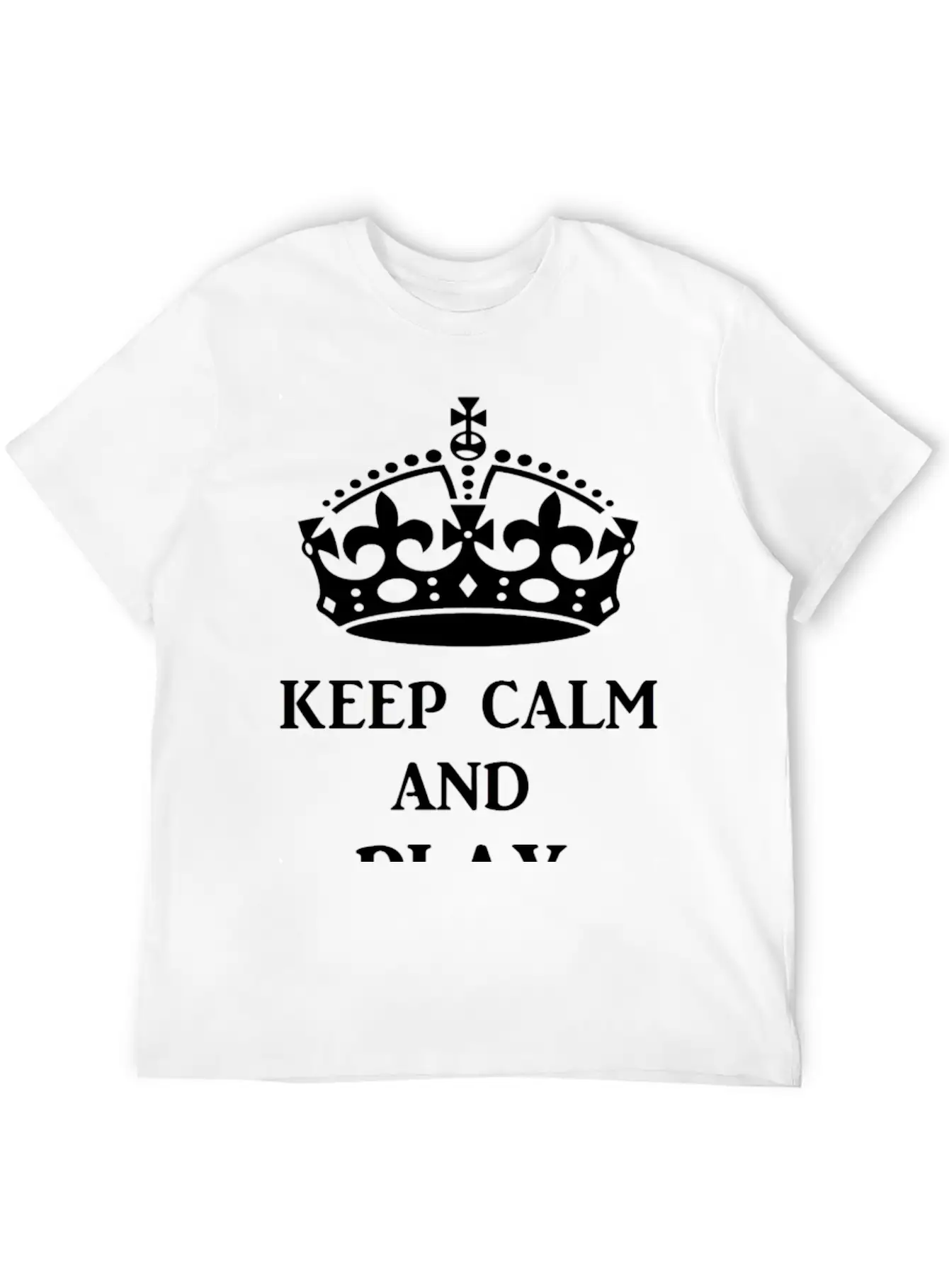 Keep Calm Play Ukulele Bl Timeless Short Sleeve Tee – Comfy And Minimalist Design
