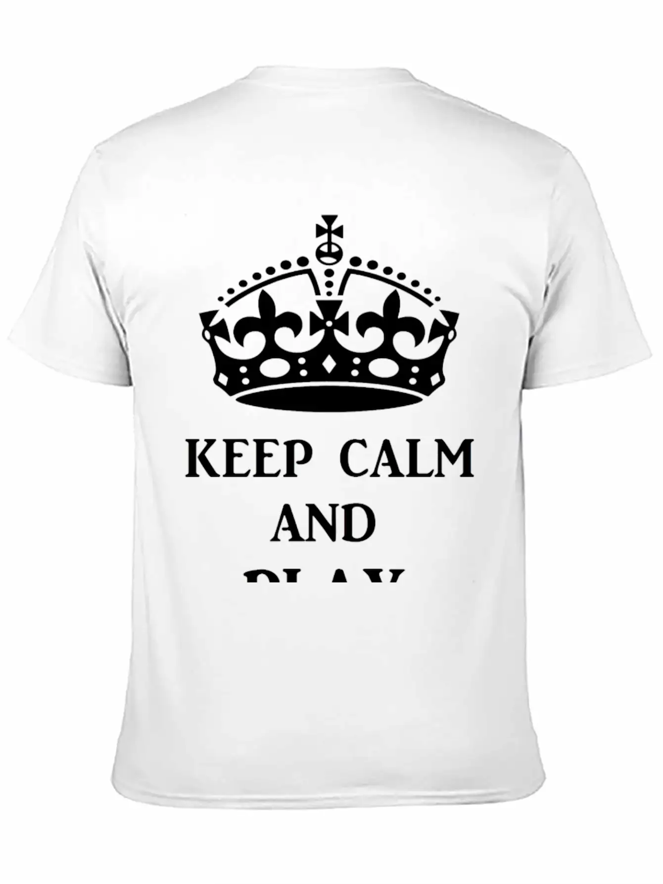 Keep Calm Play Ukulele Bl Timeless Short Sleeve Tee – Comfy And Minimalist Design