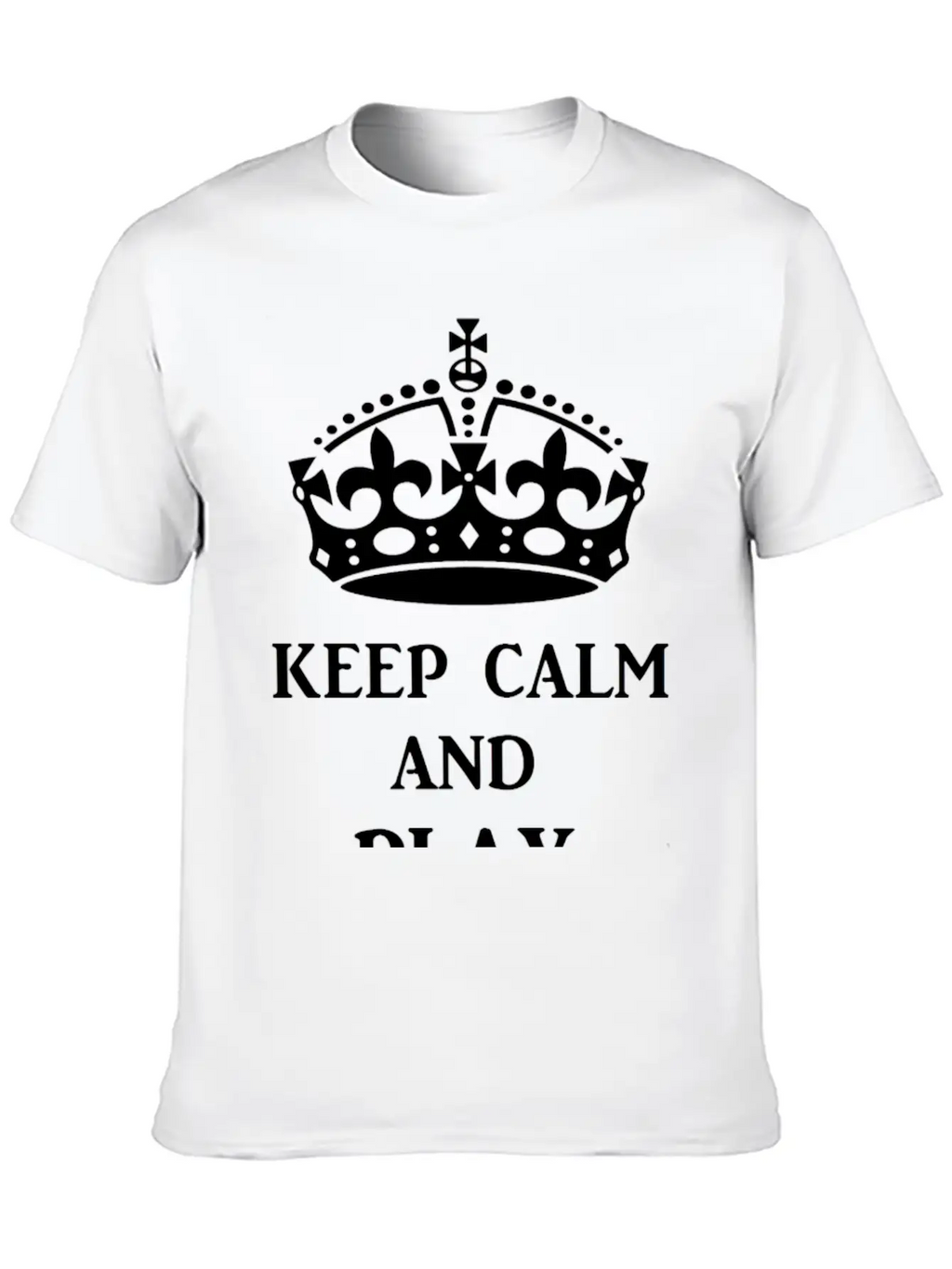 Keep Calm Play Ukulele Bl Timeless Short Sleeve Tee – Comfy And Minimalist Design