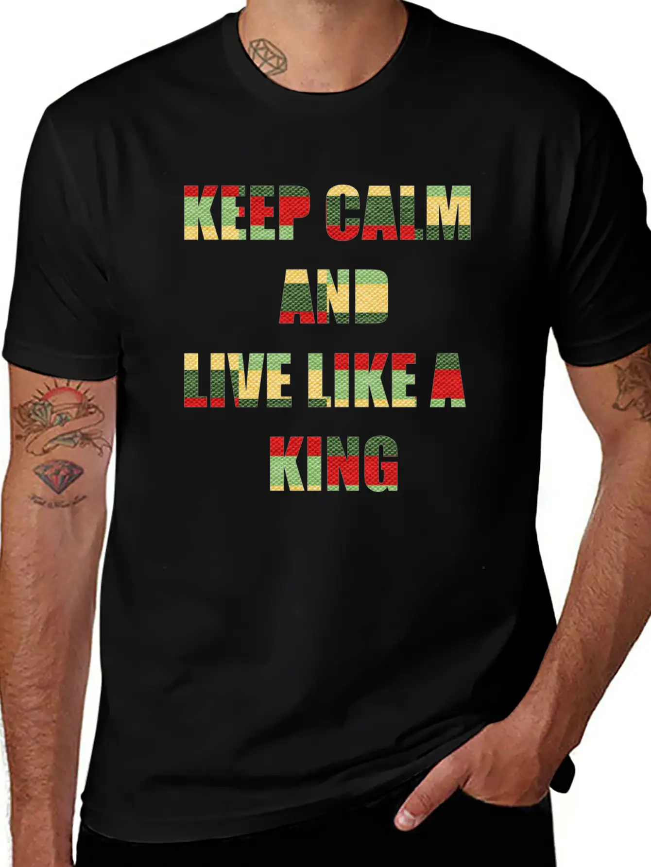 KEEP CALM Timeless Short Sleeve Tee – Comfy And Minimalist Design