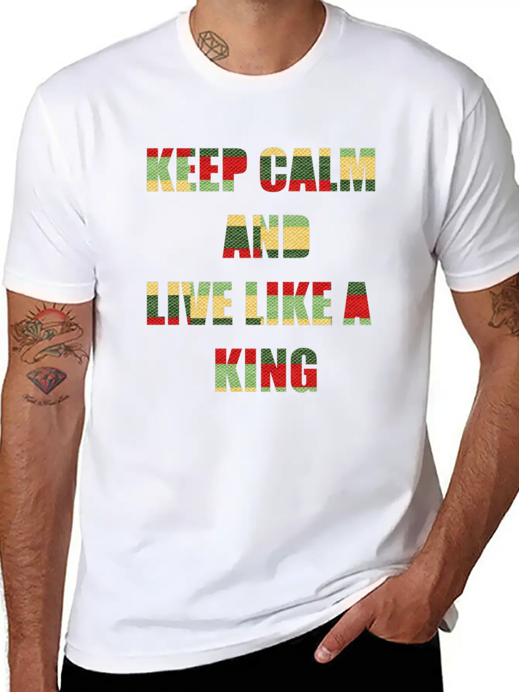 KEEP CALM Timeless Short Sleeve Tee – Comfy And Minimalist Design