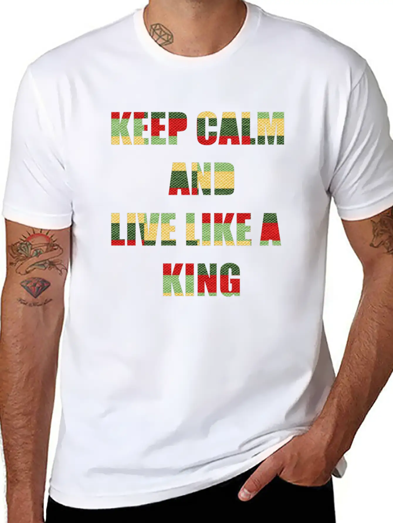 KEEP CALM Timeless Short Sleeve Tee – Comfy And Minimalist Design