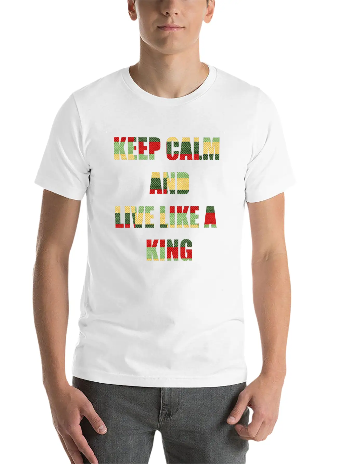 KEEP CALM Timeless Short Sleeve Tee – Comfy And Minimalist Design
