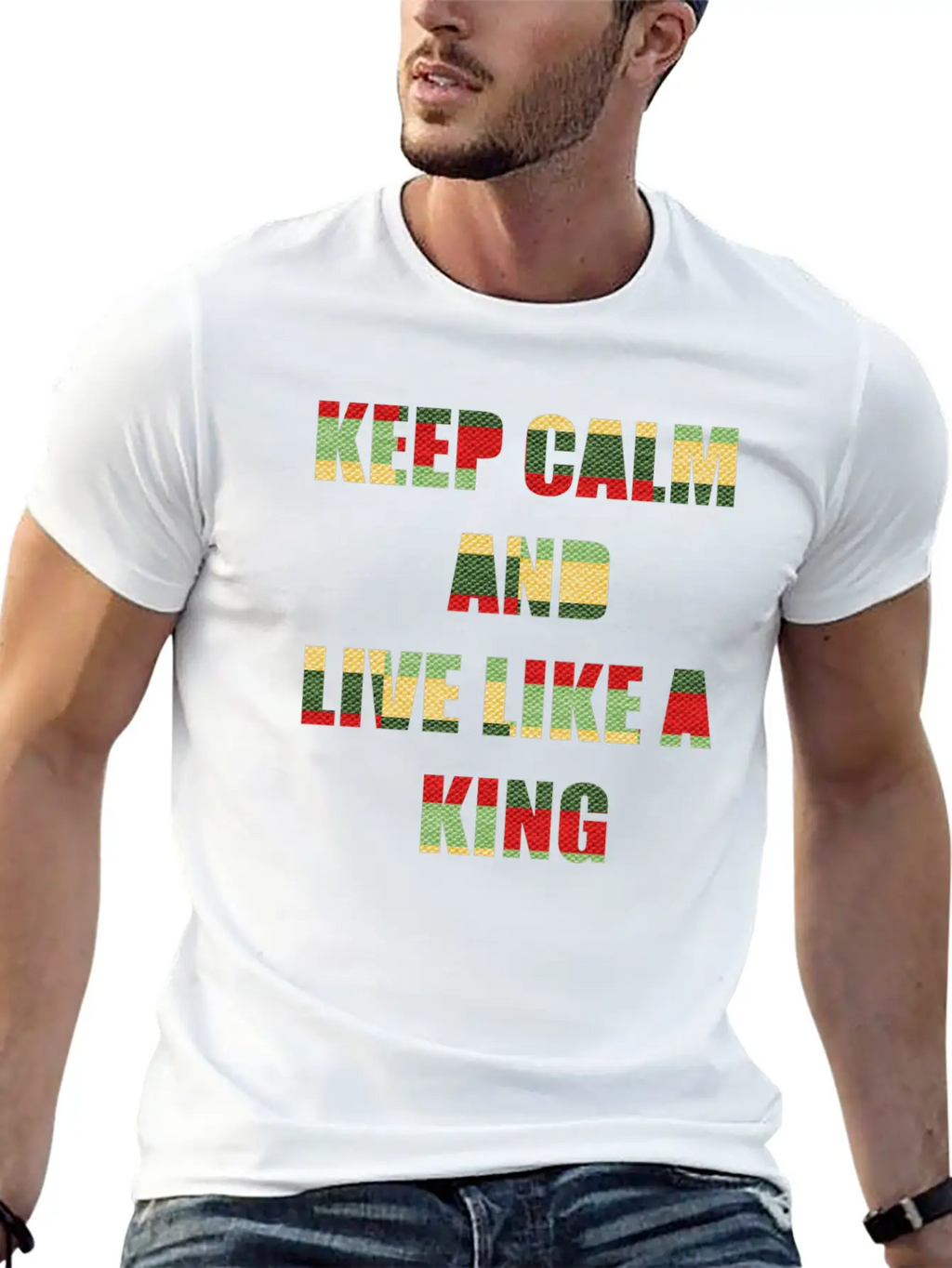 KEEP CALM Timeless Short Sleeve Tee – Comfy And Minimalist Design