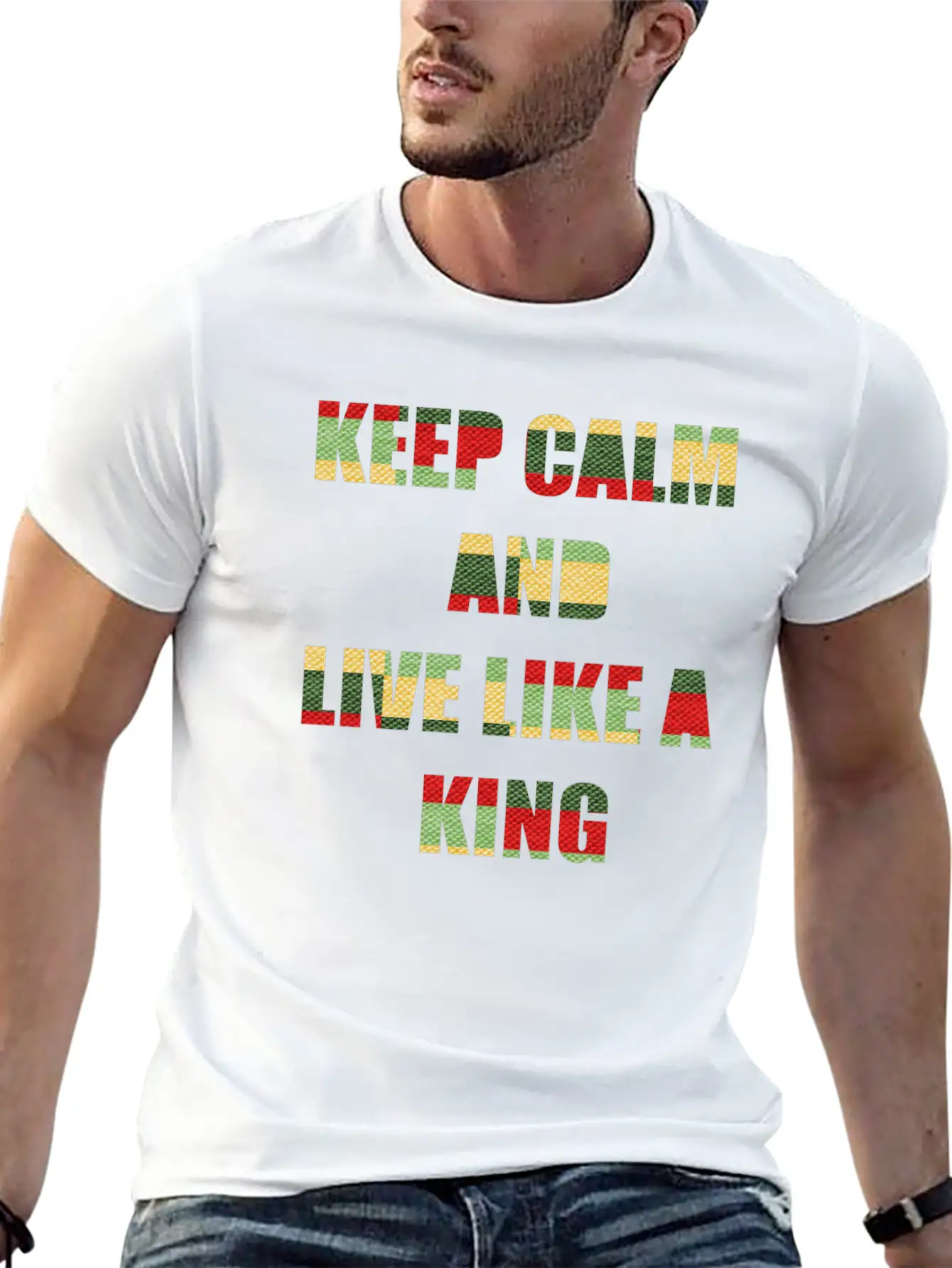 KEEP CALM Timeless Short Sleeve Tee – Comfy And Minimalist Design