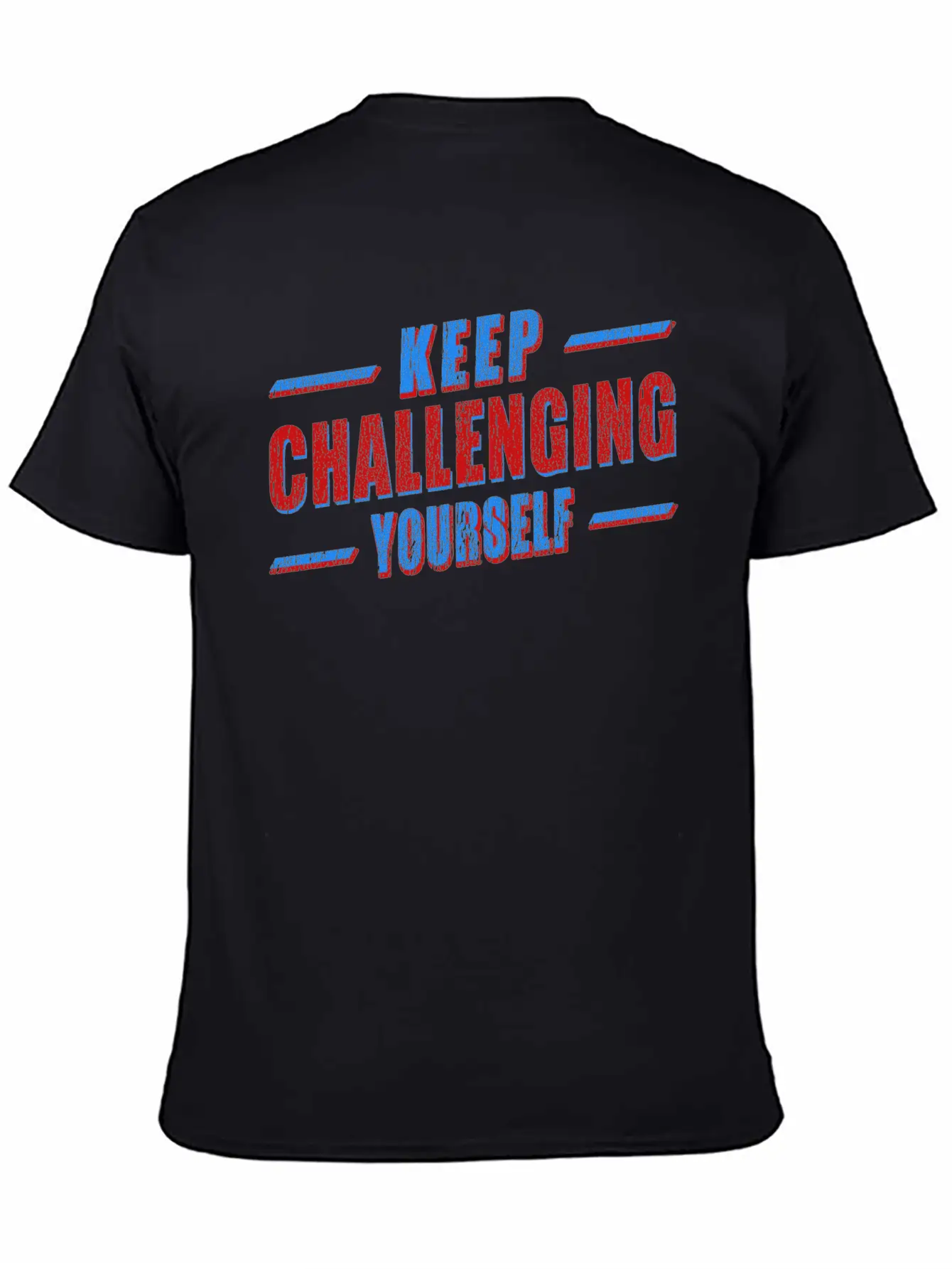 Keep Challenging Yourself Classic Cotton Tee – Unisex Comfort For Any Season