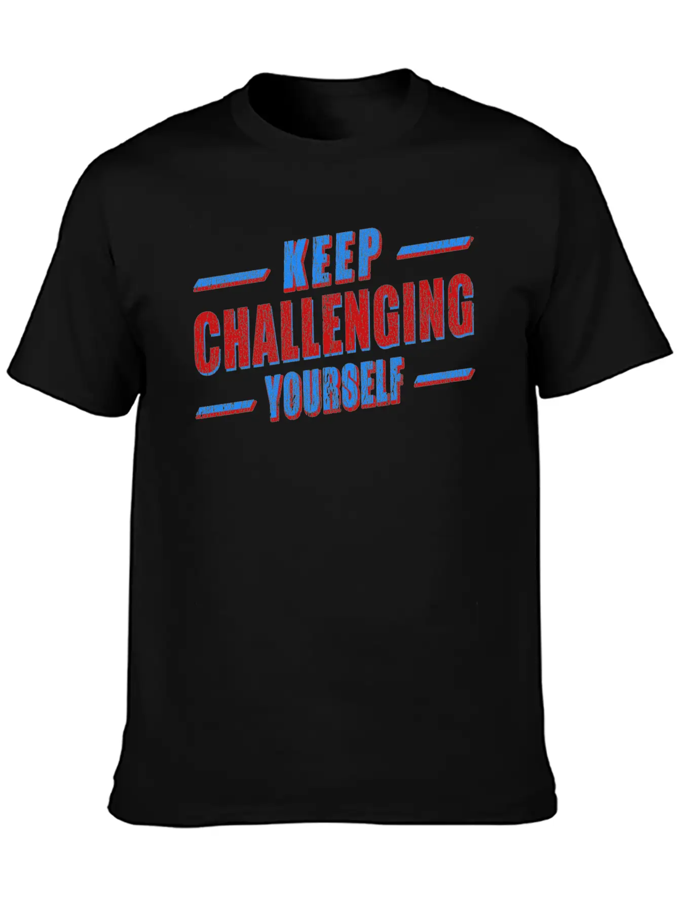 Keep Challenging Yourself Classic Cotton Tee – Unisex Comfort For Any Season