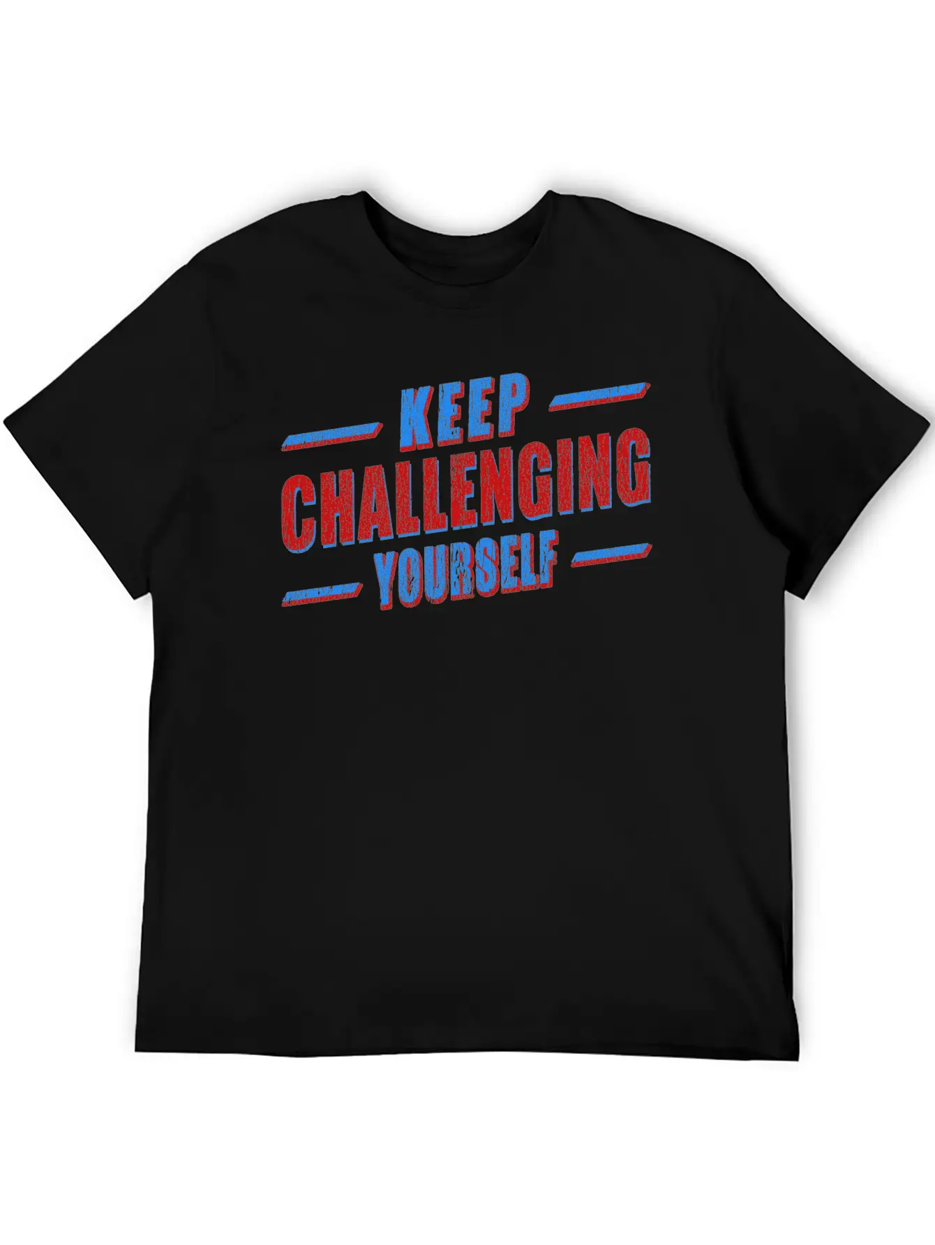 Keep Challenging Yourself Classic Cotton Tee – Unisex Comfort For Any Season