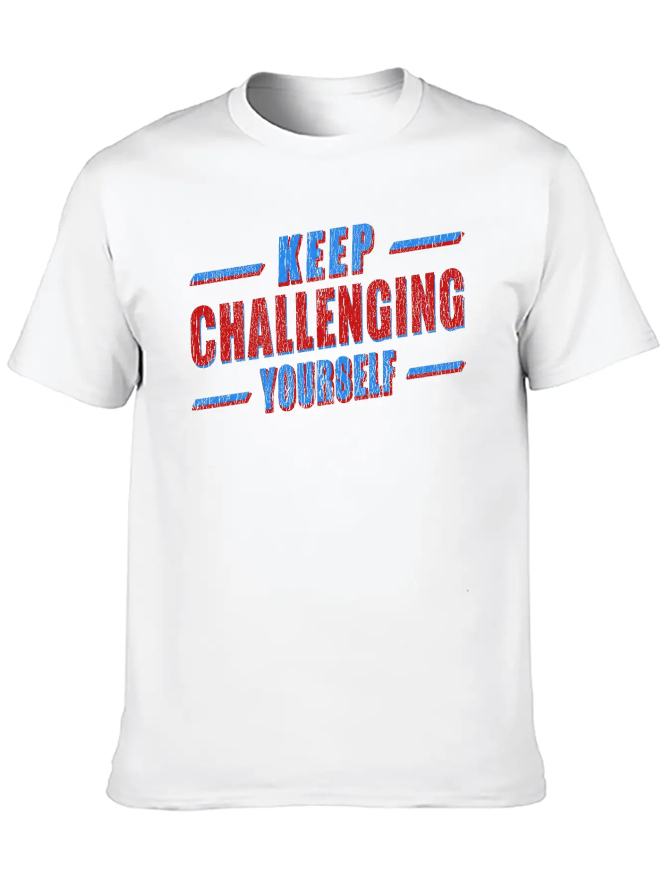 Keep Challenging Yourself Classic Cotton Tee – Unisex Comfort For Any Season