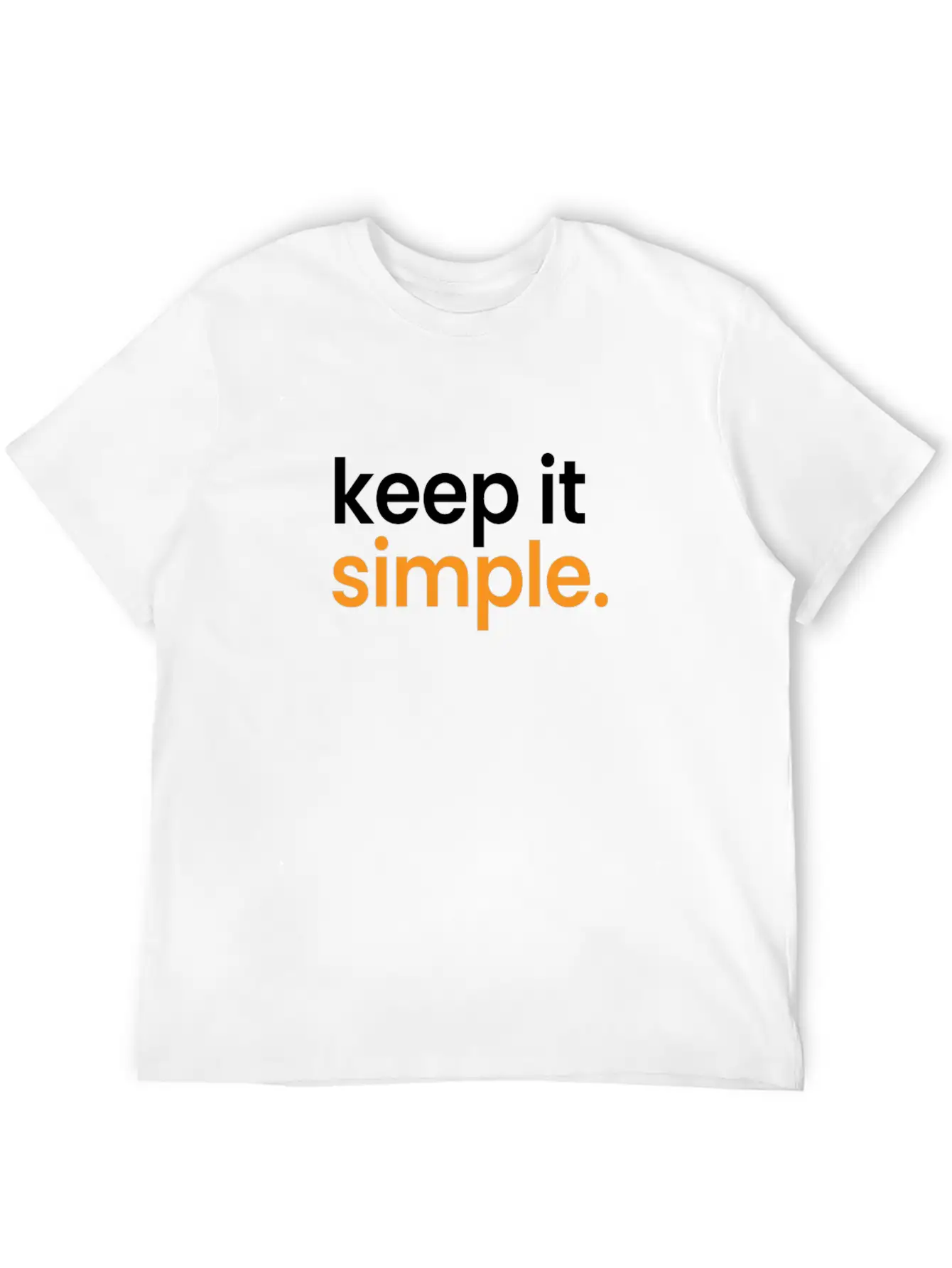 Keep It Simple Minimalism Minimalist Simple Classic Cotton Tee – Unisex Comfort For Any Season