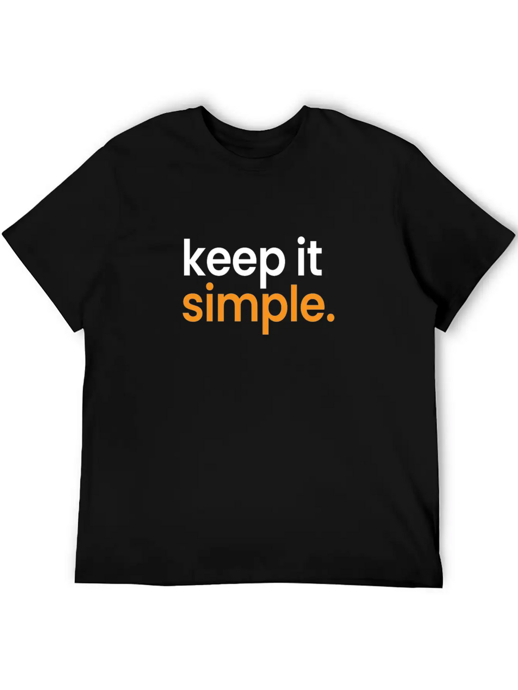 Keep It Simple Minimalism Minimalist Simple Classic Cotton Tee – Unisex Comfort For Any Season
