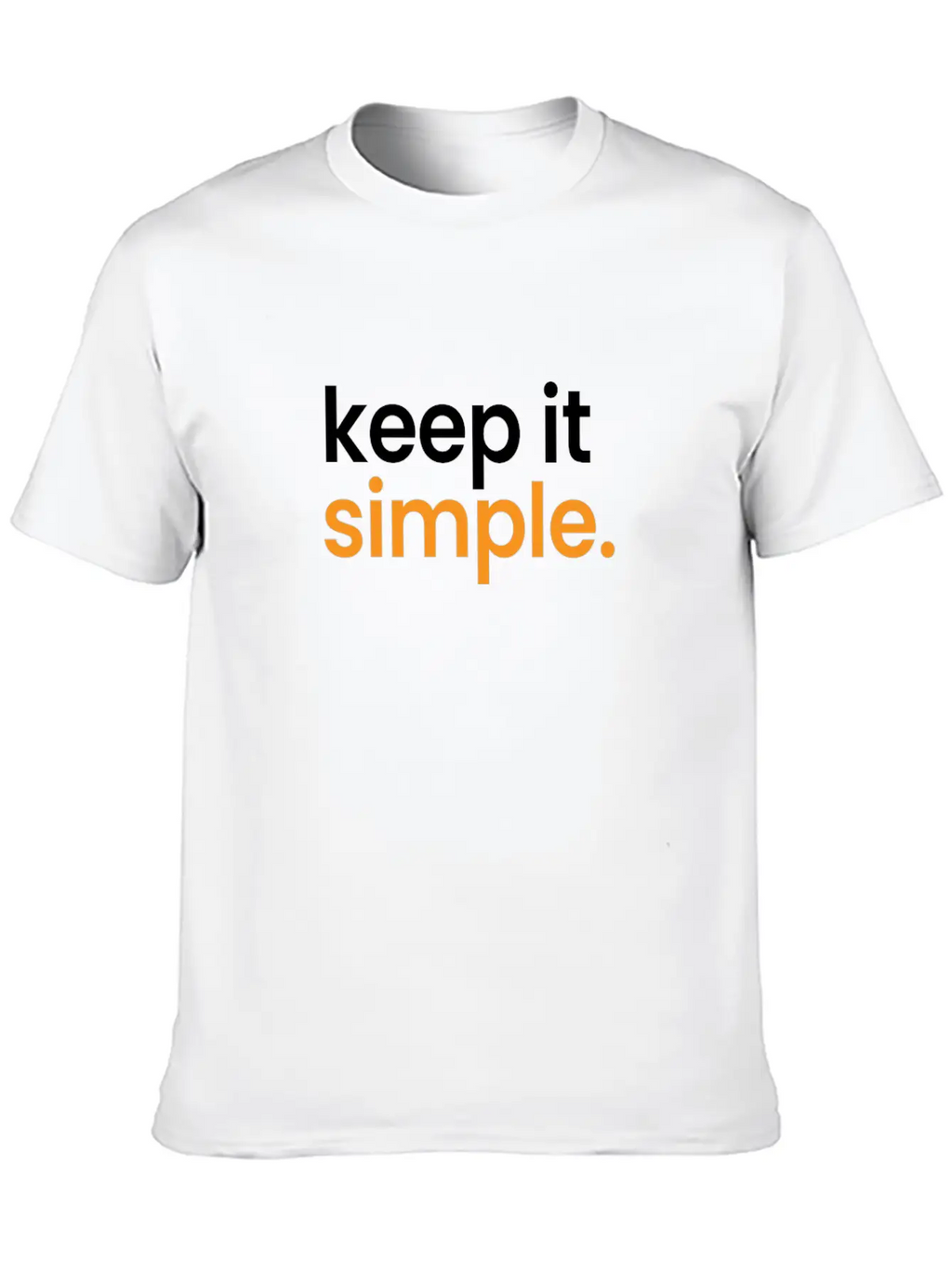 Keep It Simple Minimalism Minimalist Simple Classic Cotton Tee – Unisex Comfort For Any Season