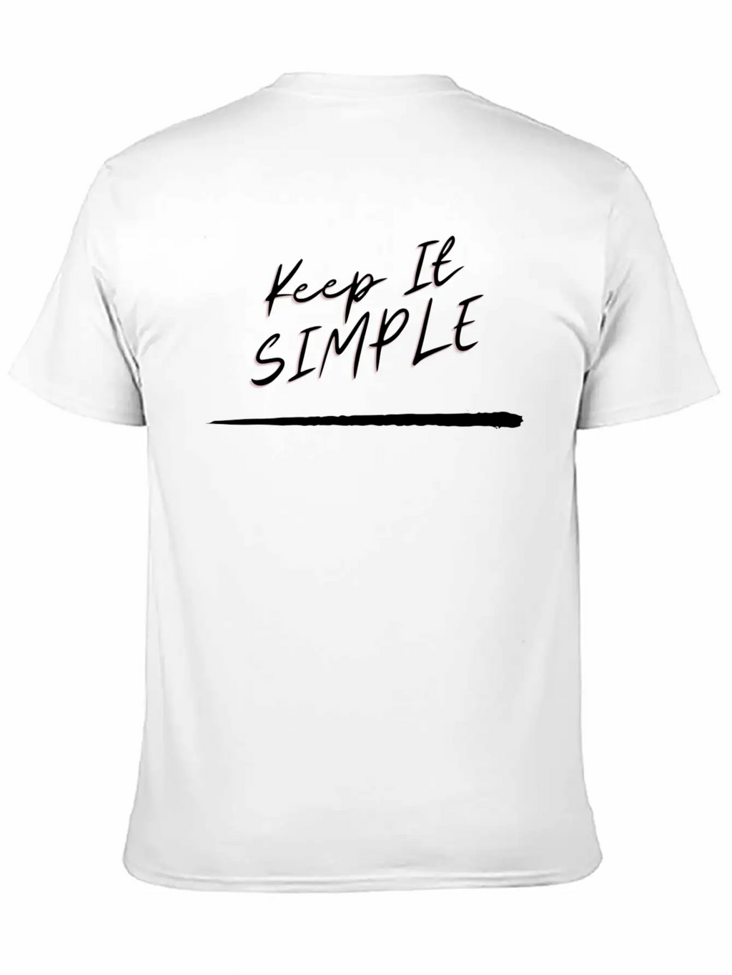 KEEP IT SIMPLE, Simplicity Is The Best Basic Graphic T-Shirt – Daily Comfort In Soft Cotton