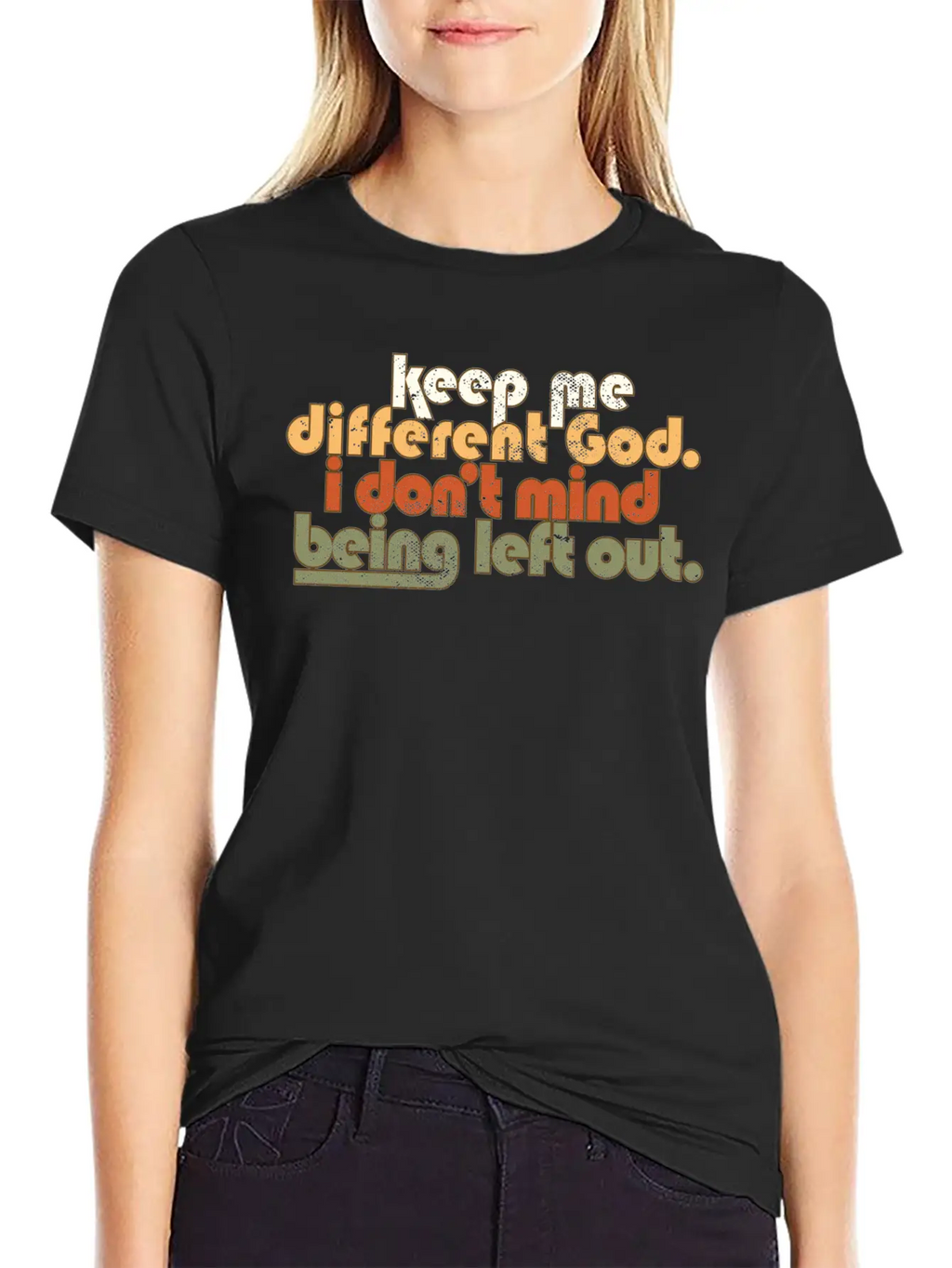 Keep Me Different God Religious Catholic Timeless Short Sleeve Tee – Comfy And Minimalist Design