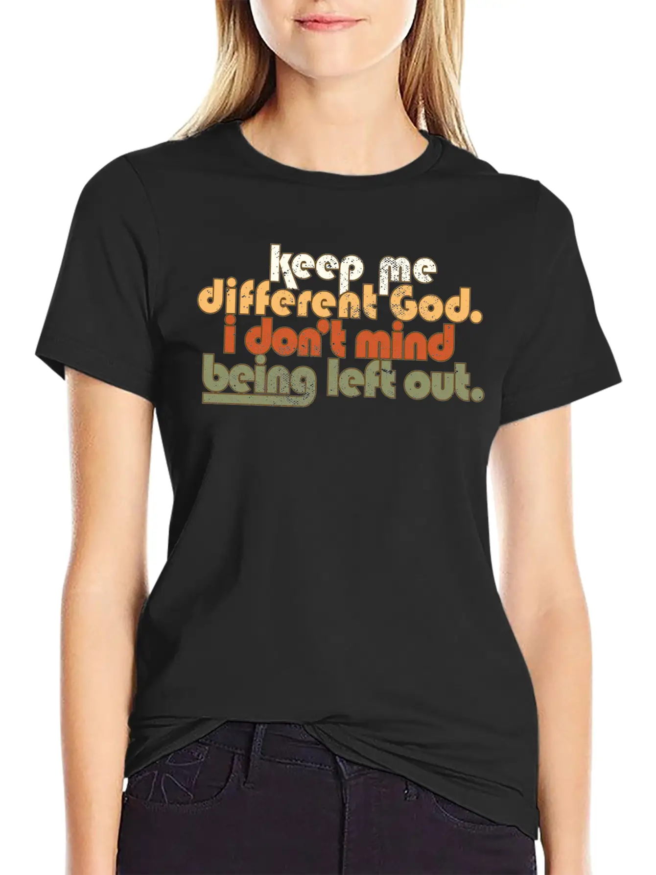 Keep Me Different God Religious Catholic Timeless Short Sleeve Tee – Comfy And Minimalist Design