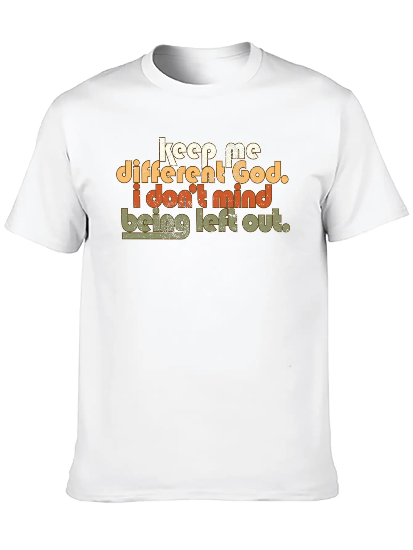 Keep Me Different God Religious Catholic Timeless Short Sleeve Tee – Comfy And Minimalist Design