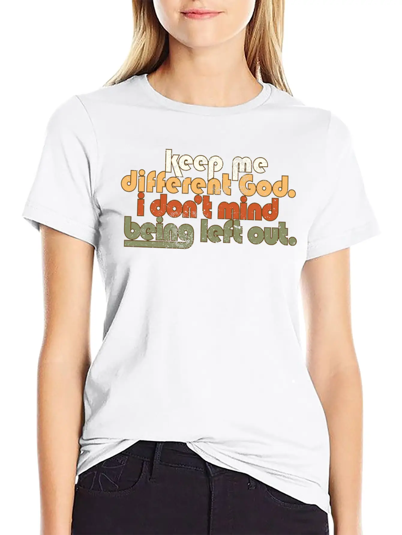 Keep Me Different God Religious Catholic Timeless Short Sleeve Tee – Comfy And Minimalist Design