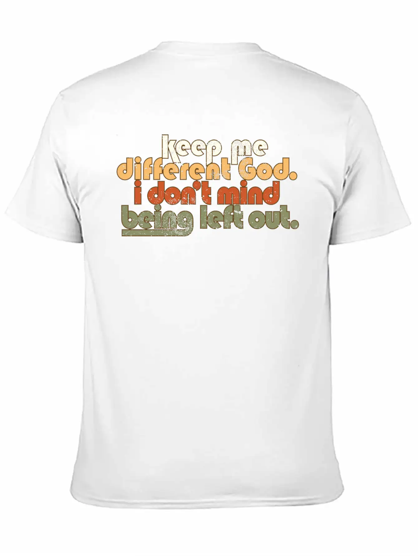 Keep Me Different God Religious Catholic Timeless Short Sleeve Tee – Comfy And Minimalist Design