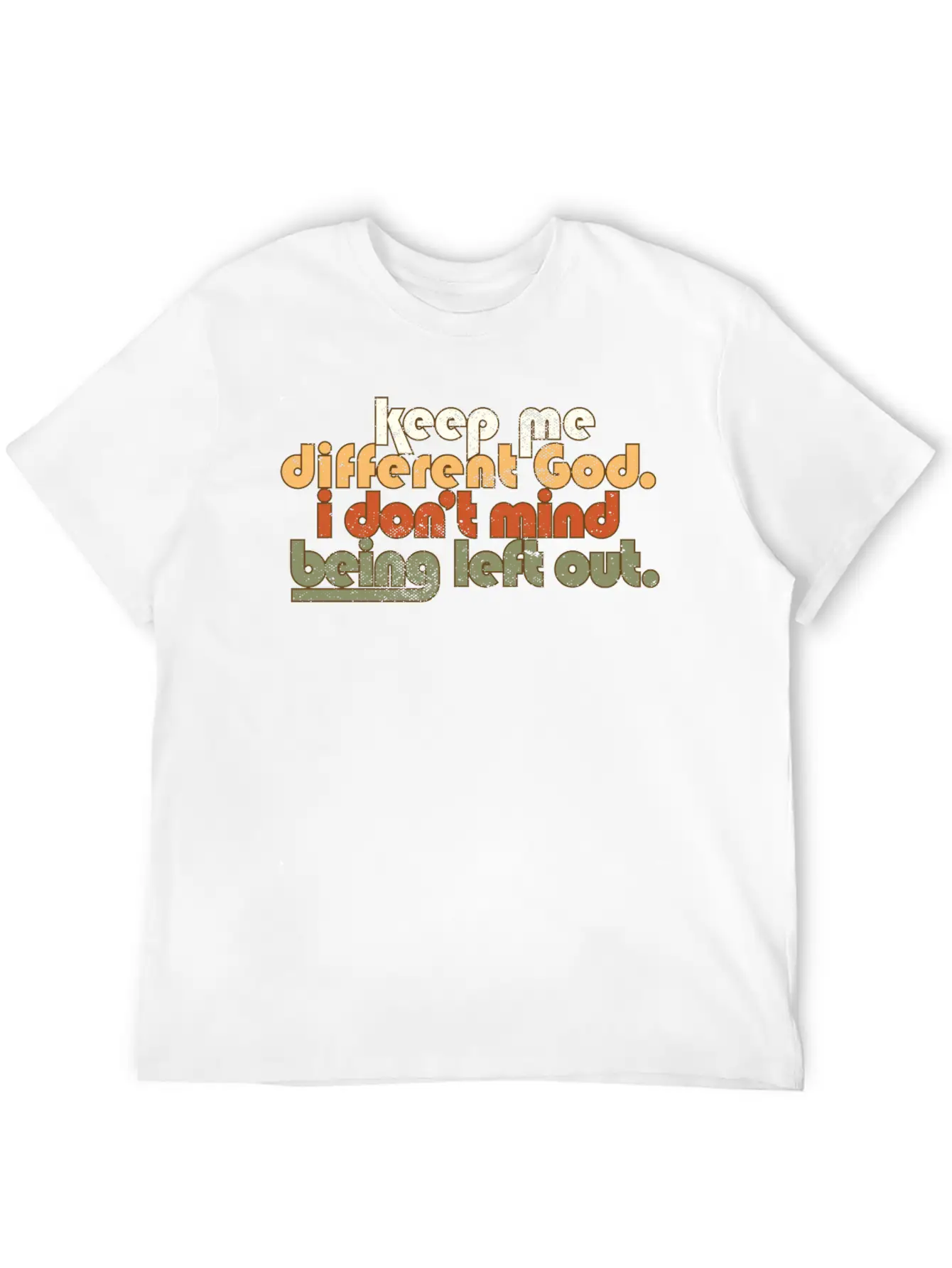 Keep Me Different God Religious Catholic Timeless Short Sleeve Tee – Comfy And Minimalist Design