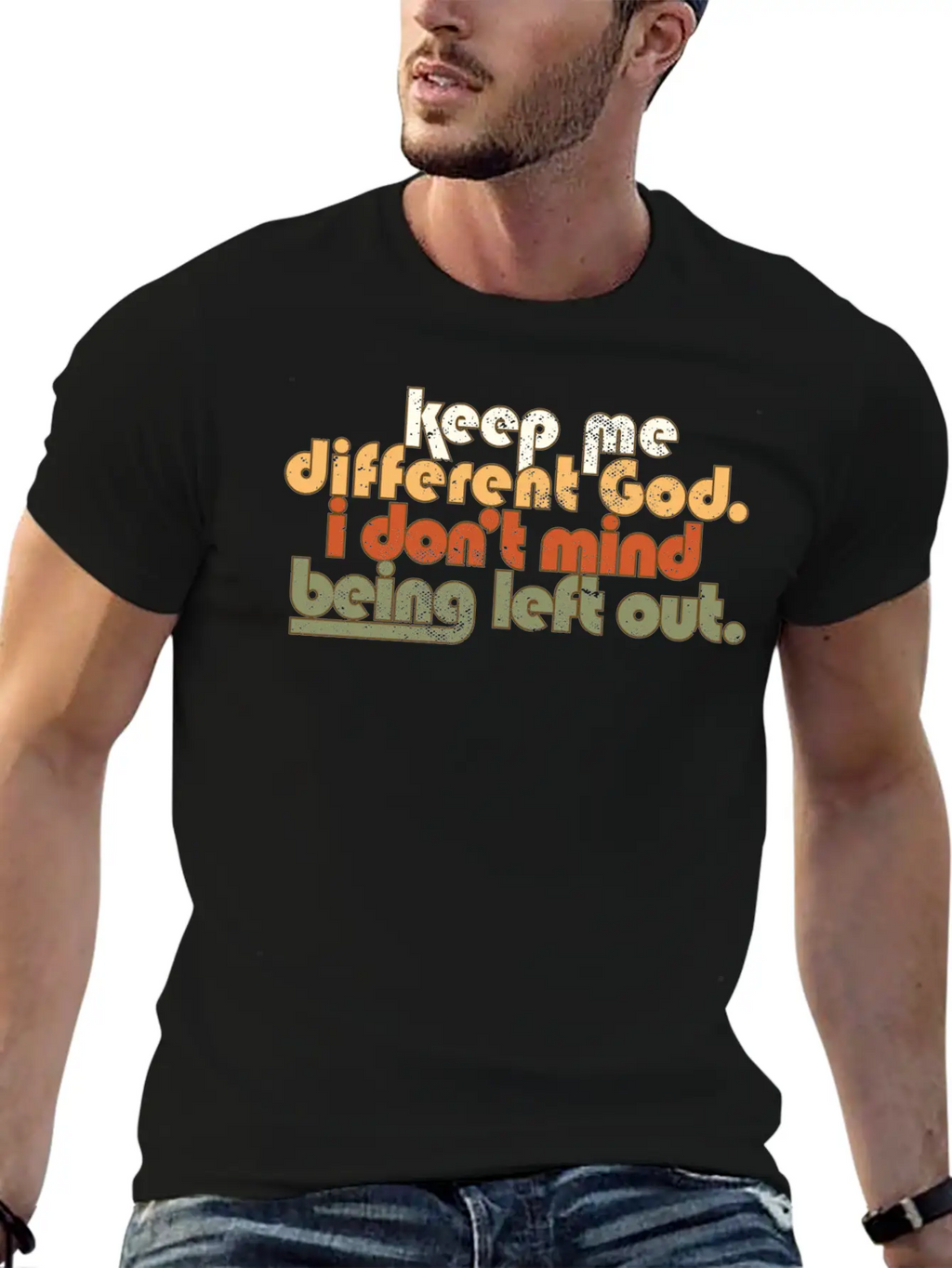 Keep Me Different God Religious Catholic Timeless Short Sleeve Tee – Comfy And Minimalist Design