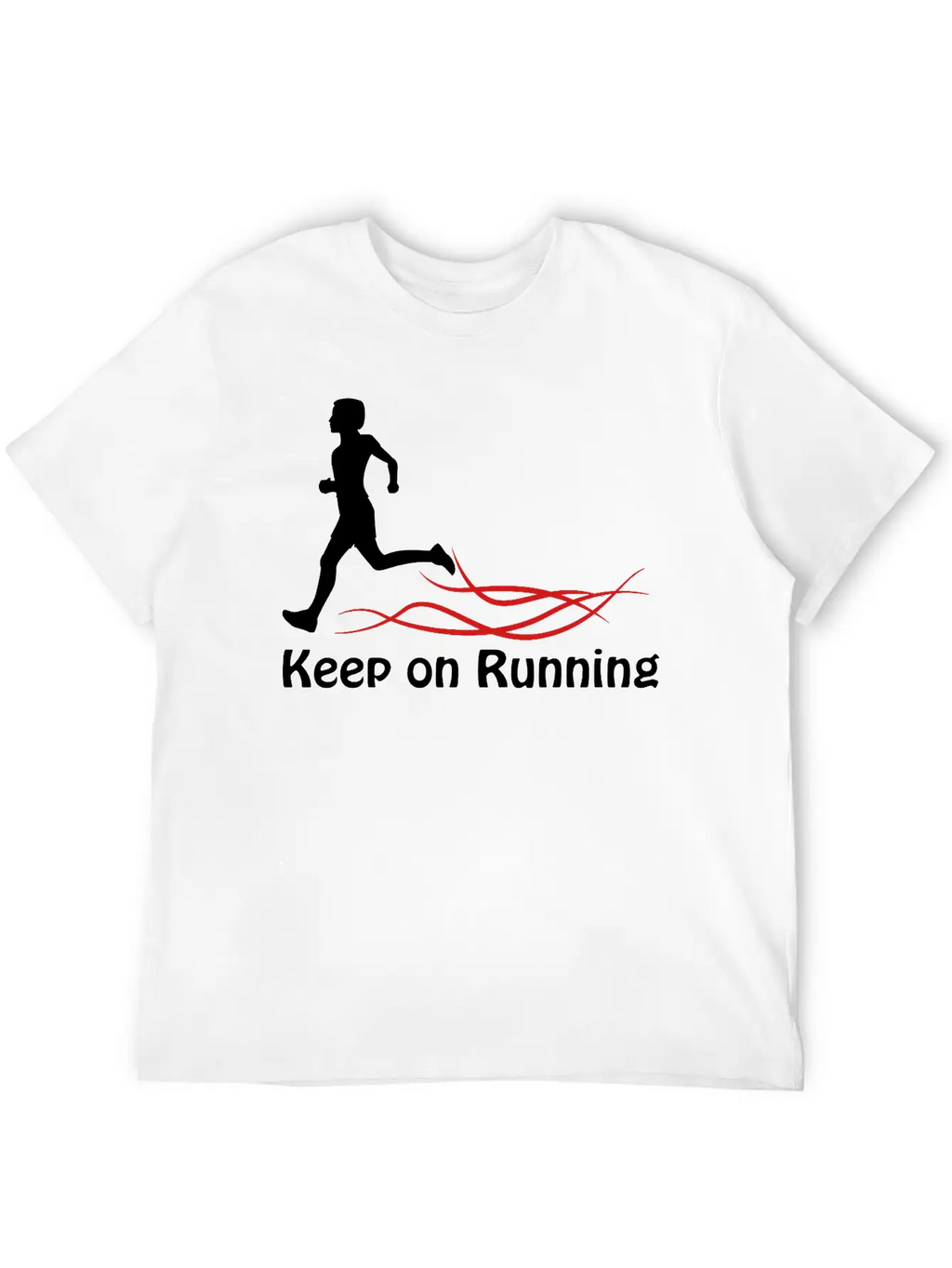 Keep On Running Stylish Everyday T-Shirt – Unisex Basic Cotton Tee