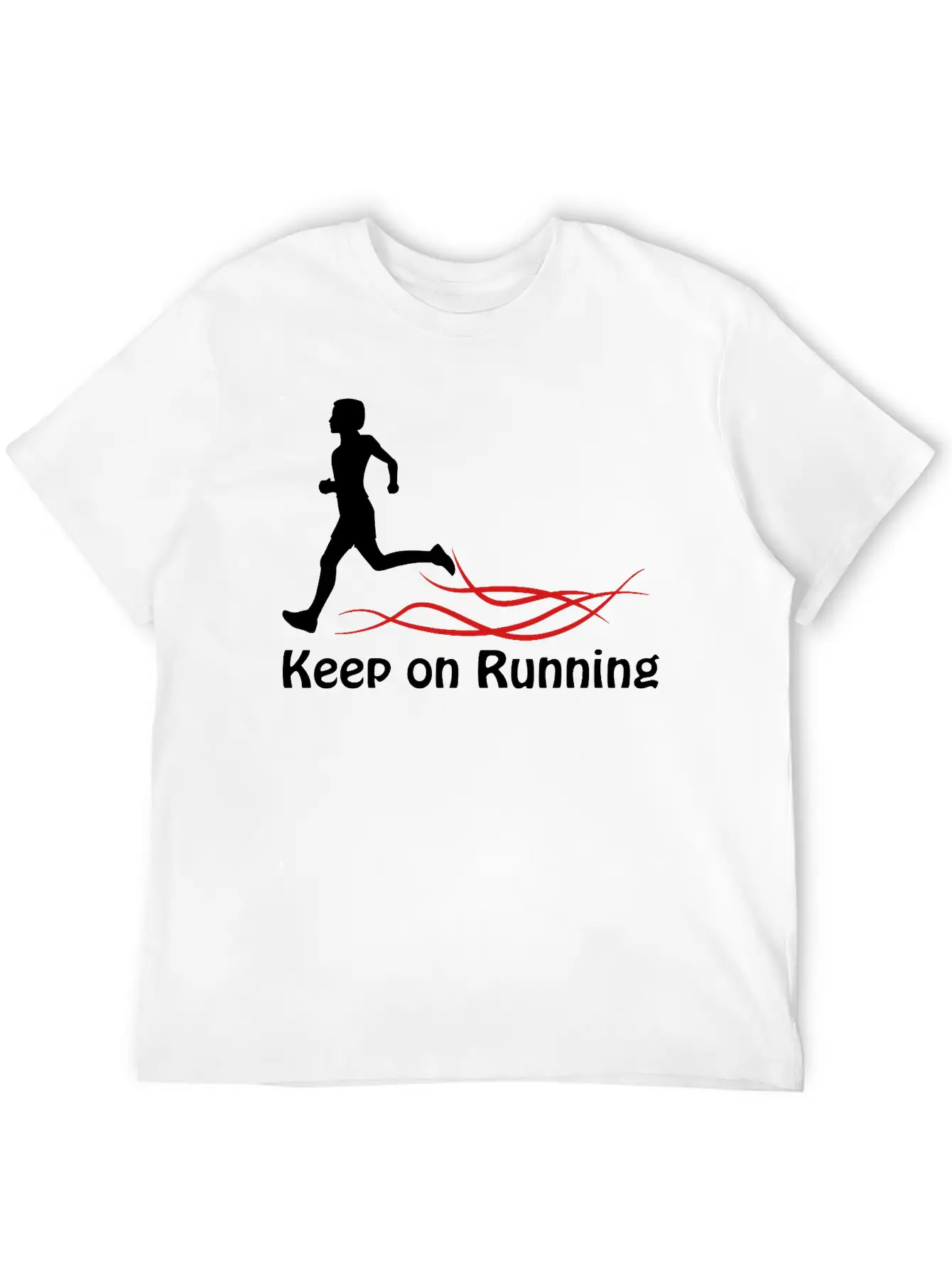 Keep On Running Stylish Everyday T-Shirt – Unisex Basic Cotton Tee