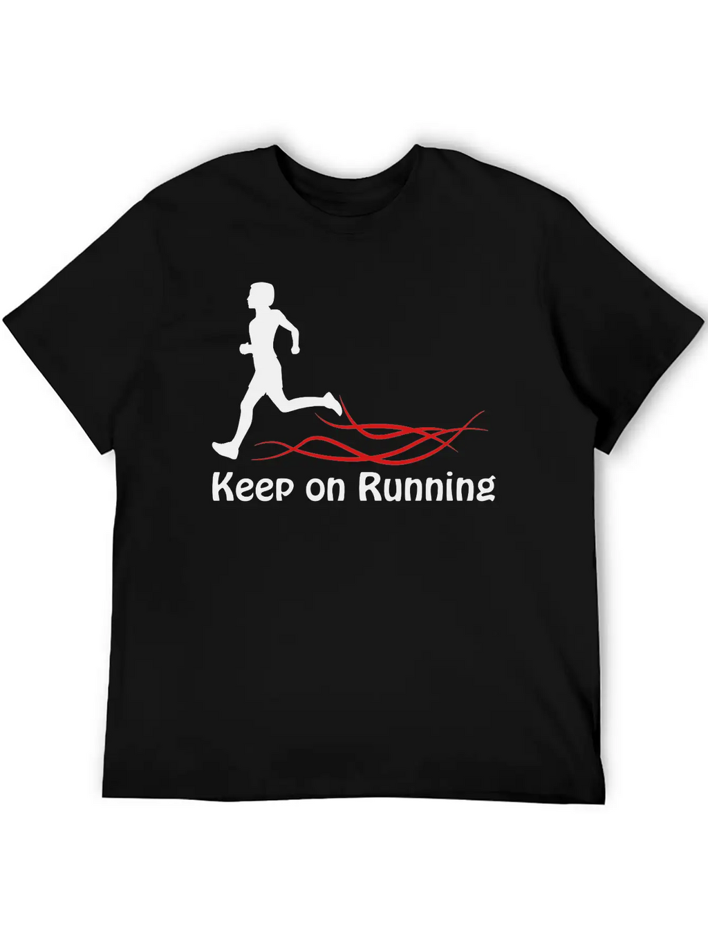 Keep On Running Stylish Everyday T-Shirt – Unisex Basic Cotton Tee