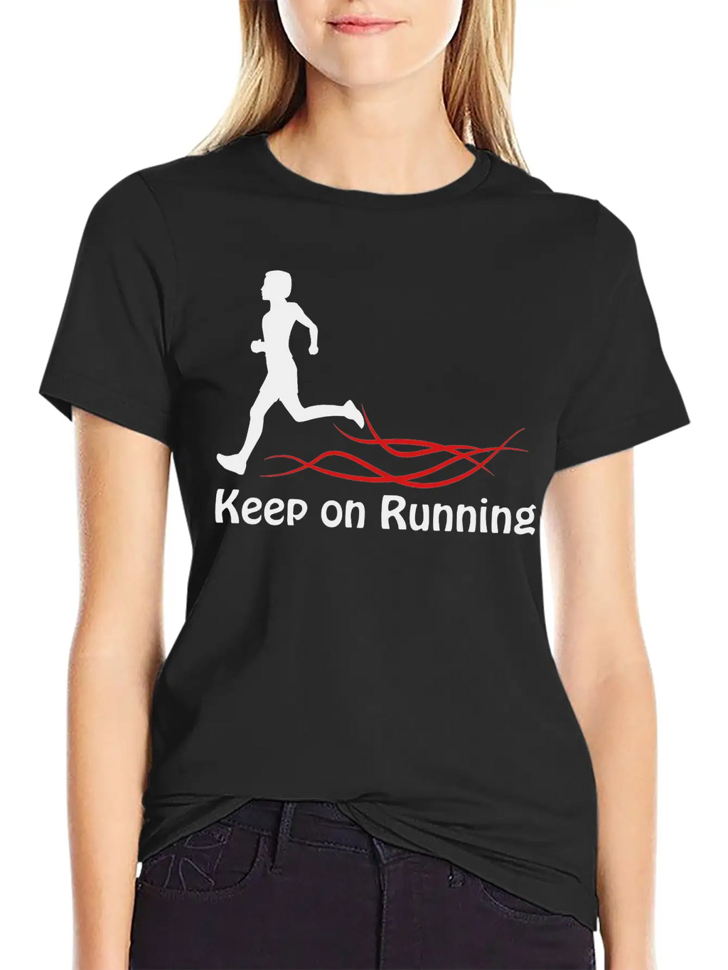 Keep On Running Stylish Everyday T-Shirt – Unisex Basic Cotton Tee