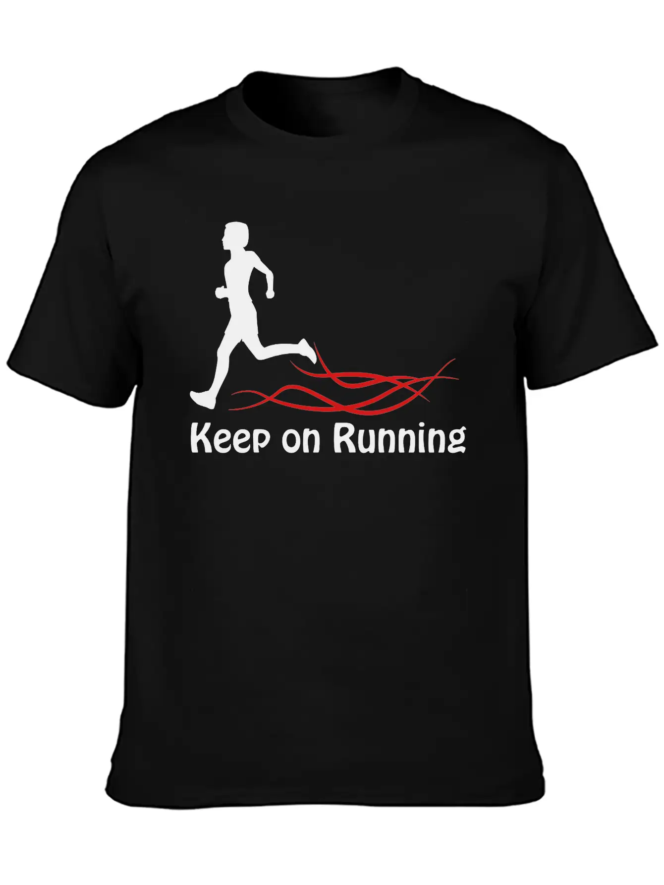 Keep On Running Stylish Everyday T-Shirt – Unisex Basic Cotton Tee