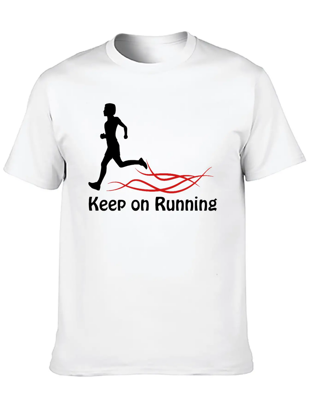 Keep On Running Stylish Everyday T-Shirt – Unisex Basic Cotton Tee