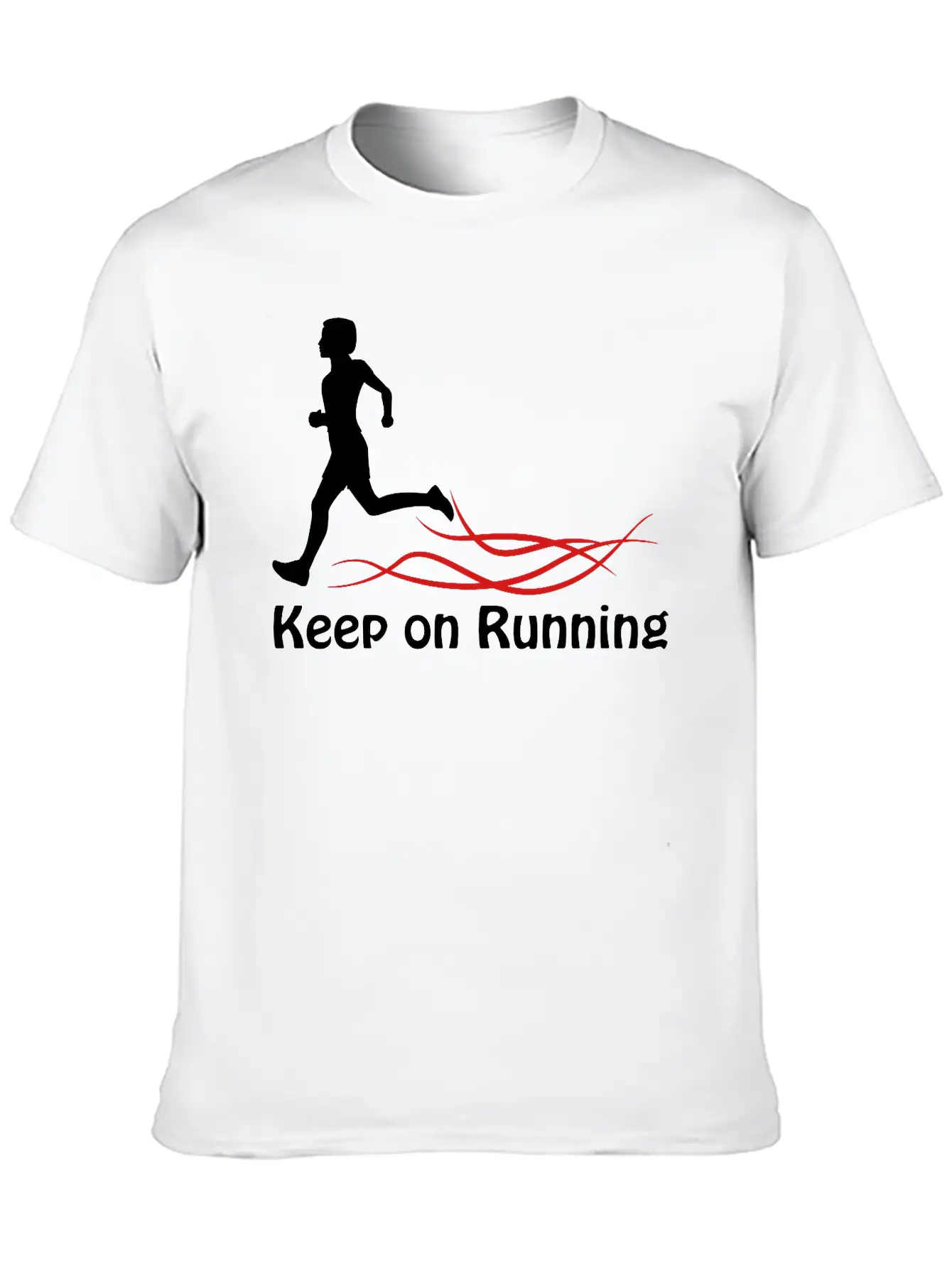 Keep On Running Stylish Everyday T-Shirt – Unisex Basic Cotton Tee