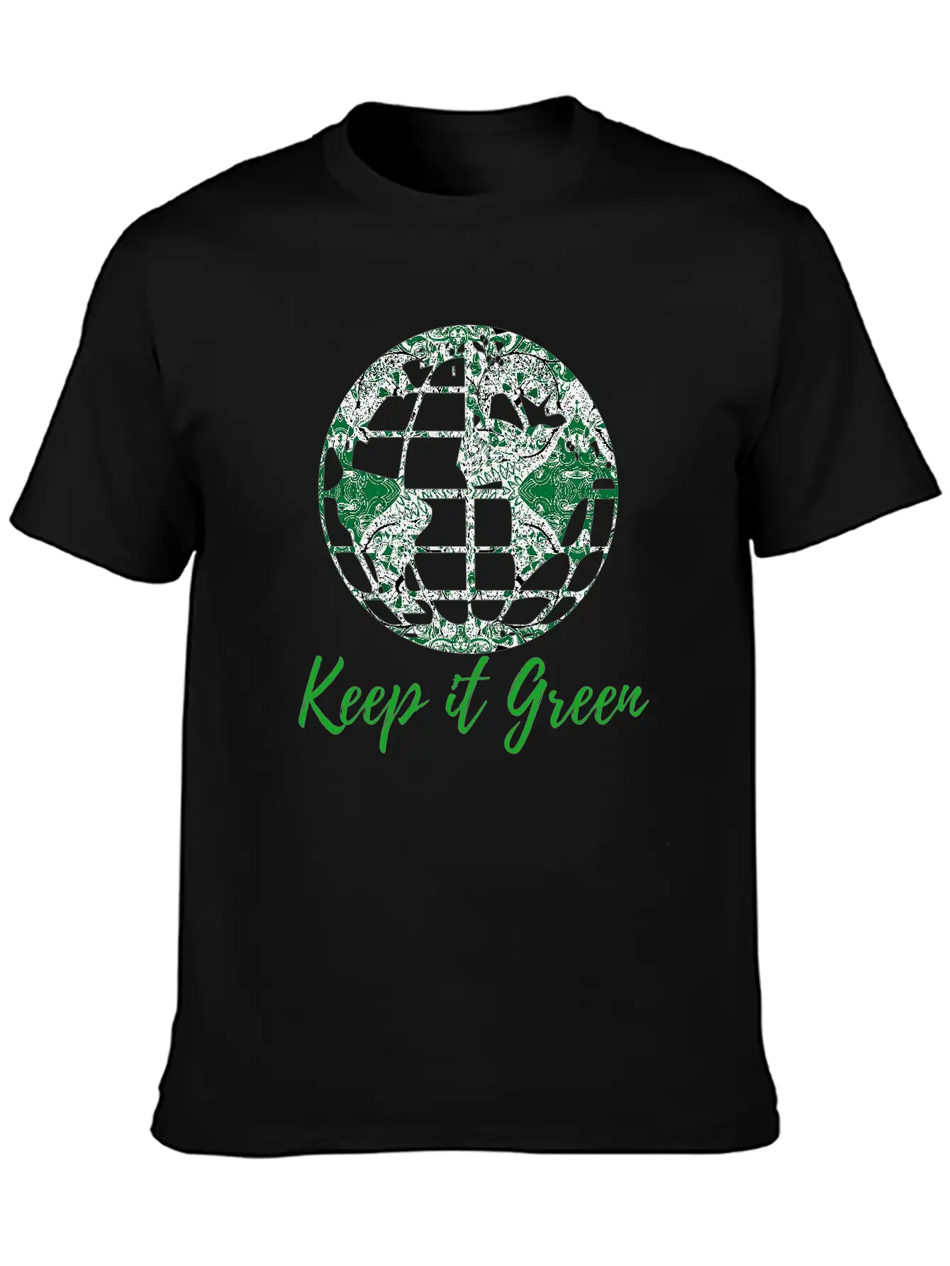 Keep Planet Earth Green Essential Cotton Tee For Daily Outfits – Unisex Style