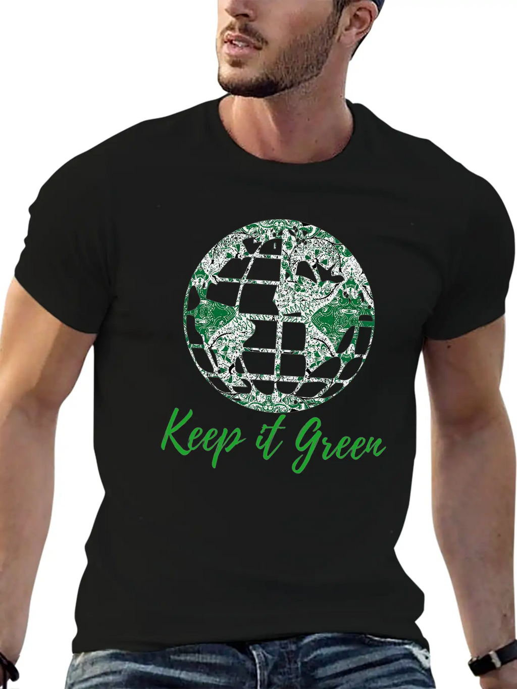 Keep Planet Earth Green Essential Cotton Tee For Daily Outfits – Unisex Style