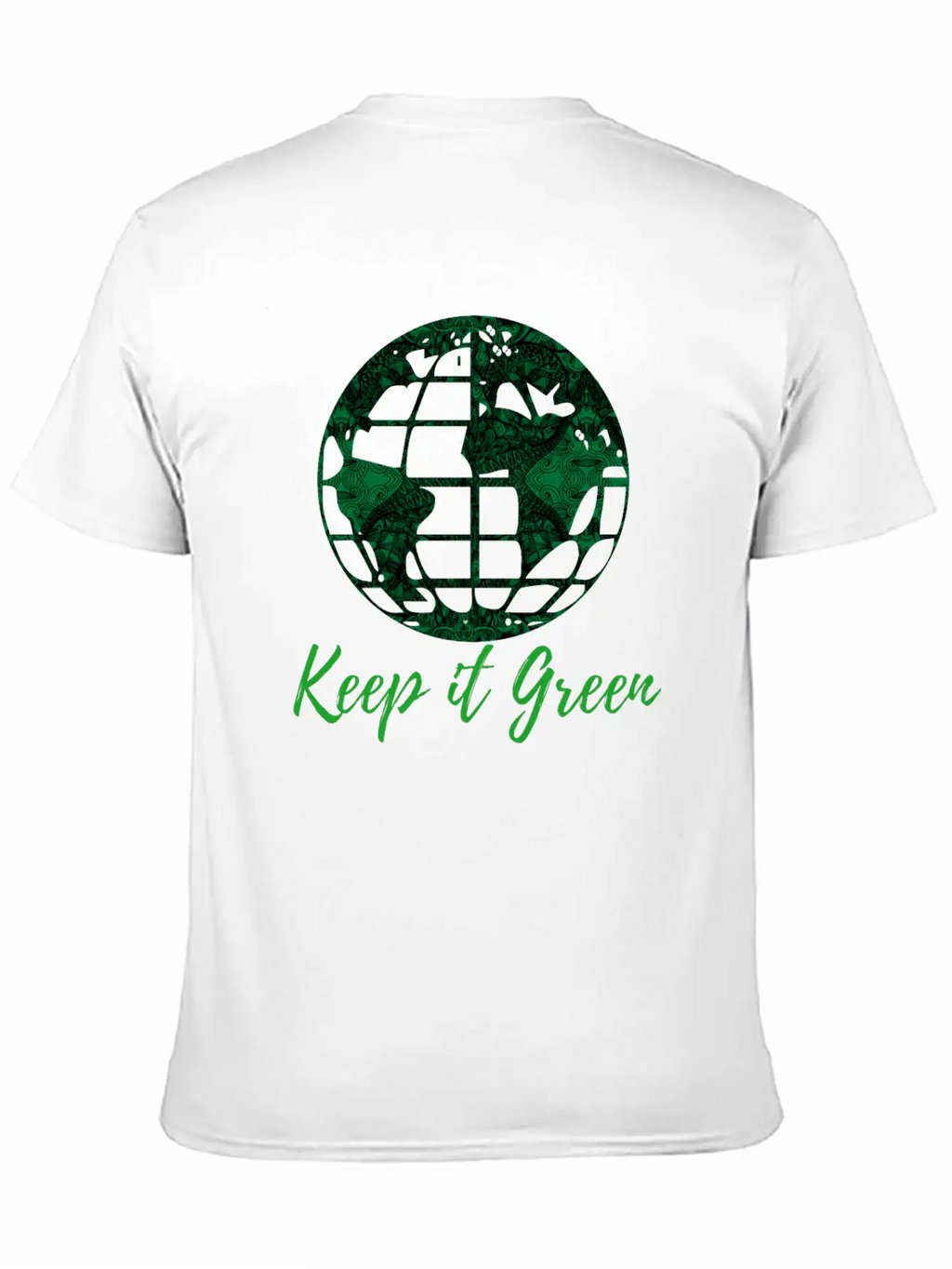 Keep Planet Earth Green Essential Cotton Tee For Daily Outfits – Unisex Style