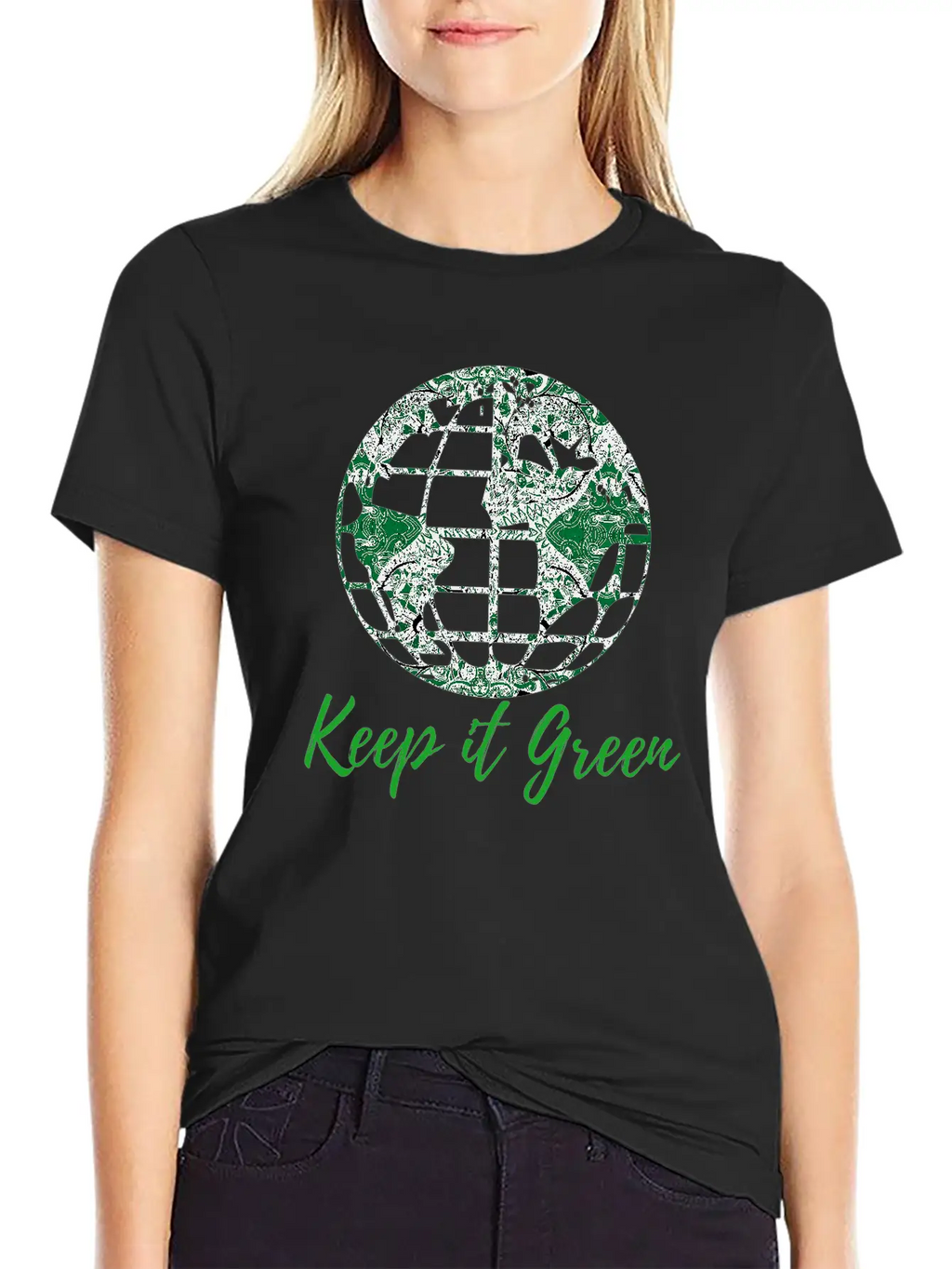 Keep Planet Earth Green Essential Cotton Tee For Daily Outfits – Unisex Style